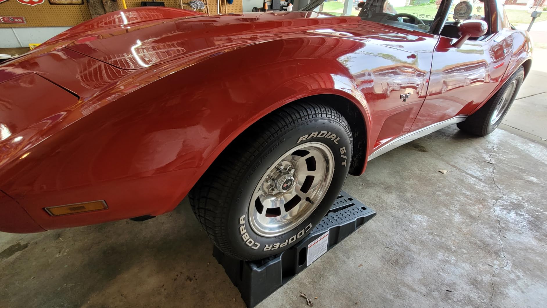 Car Service Ramps for Oil Change, 8,000 lb GAWR, 6.25