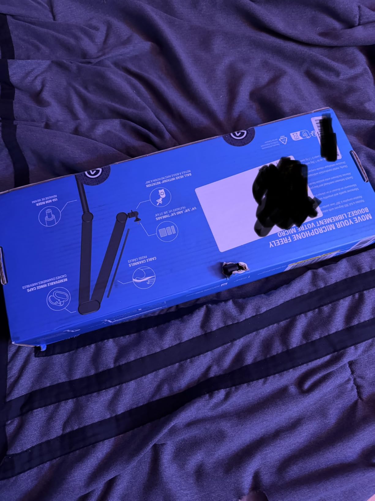 Elgato Wave Mic Arm MK.2, Studio Boom Arm for Microphones - Rises above monitors or stays low profile, Silent operation, Slim all-metal design, Padded clamp customer photo 2