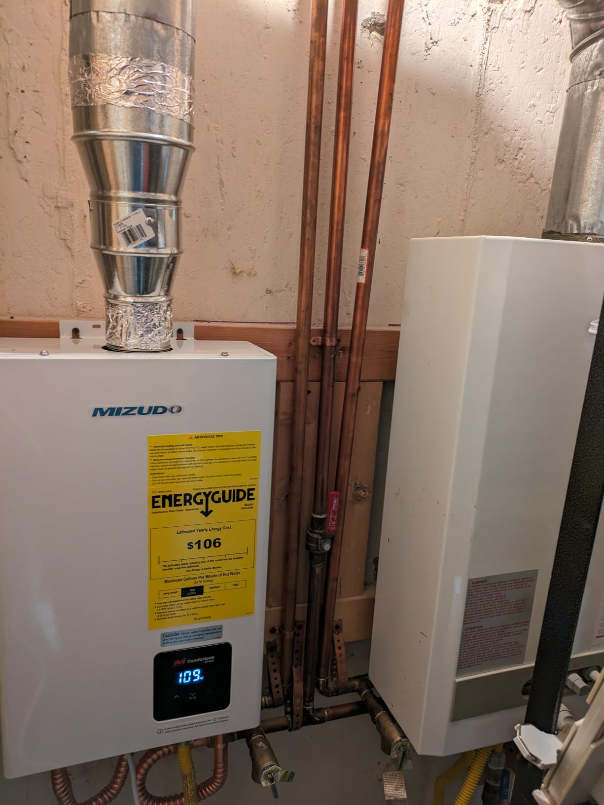 36kW Electric Tankless Water Heater, 240 Volt Instant Hot Water Heater customer photo 1