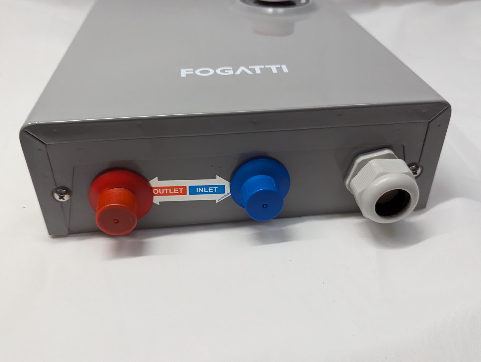 Fogatti 27kW Tankless Water Heater Electric 240V, Max 6.7GPM, Whole House | 3s Instant Heating, 98% High Thermal Efficiency, ±1℉ Precise Temp Control, 86-140℉ Temp.Range, ETL Certified customer photo 2