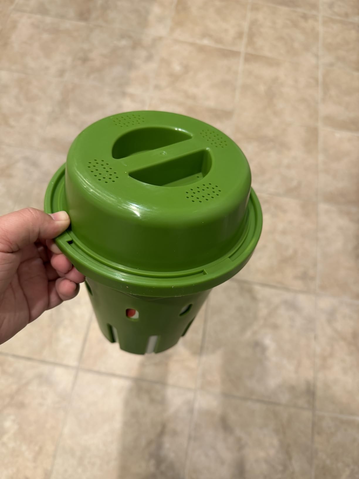 Compost Tumbler 22.5 Gallon/85L, Easy Assemble Compost Bin Outdoor | 360 Rotating Composter for Garden, Backyard, and Yard, Gifts for Seasoned Gardeners & Beginners-Orange customer photo 2