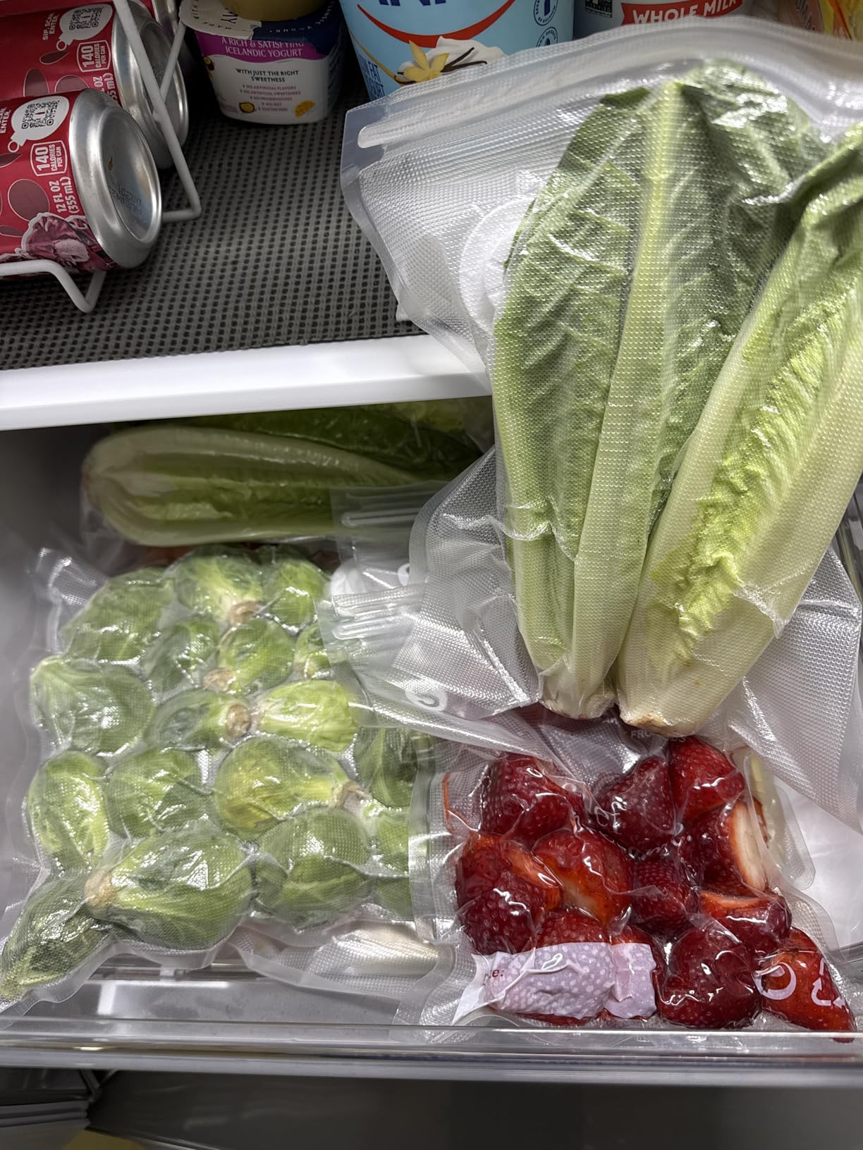 Vacuum Sealer for Food with LED Display, 80Kpa Handheld Food saver | Compact Vacuum Sealer Machine + 40Vacuum Bags, 2000mAh Portable Food Sealer for Meal Prep, Food Storage,10X Preservation customer photo 1