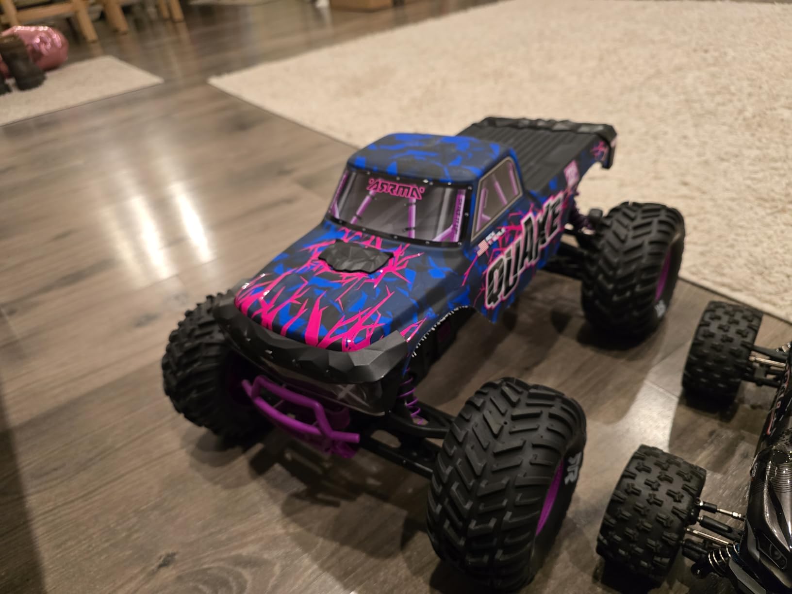 ARRMA RC Truck 1/10 Quake 223S 2WD RTR (Battery and Charger Not Included) Brushless Monster Truck, Red, ARA3537T1 customer photo 1