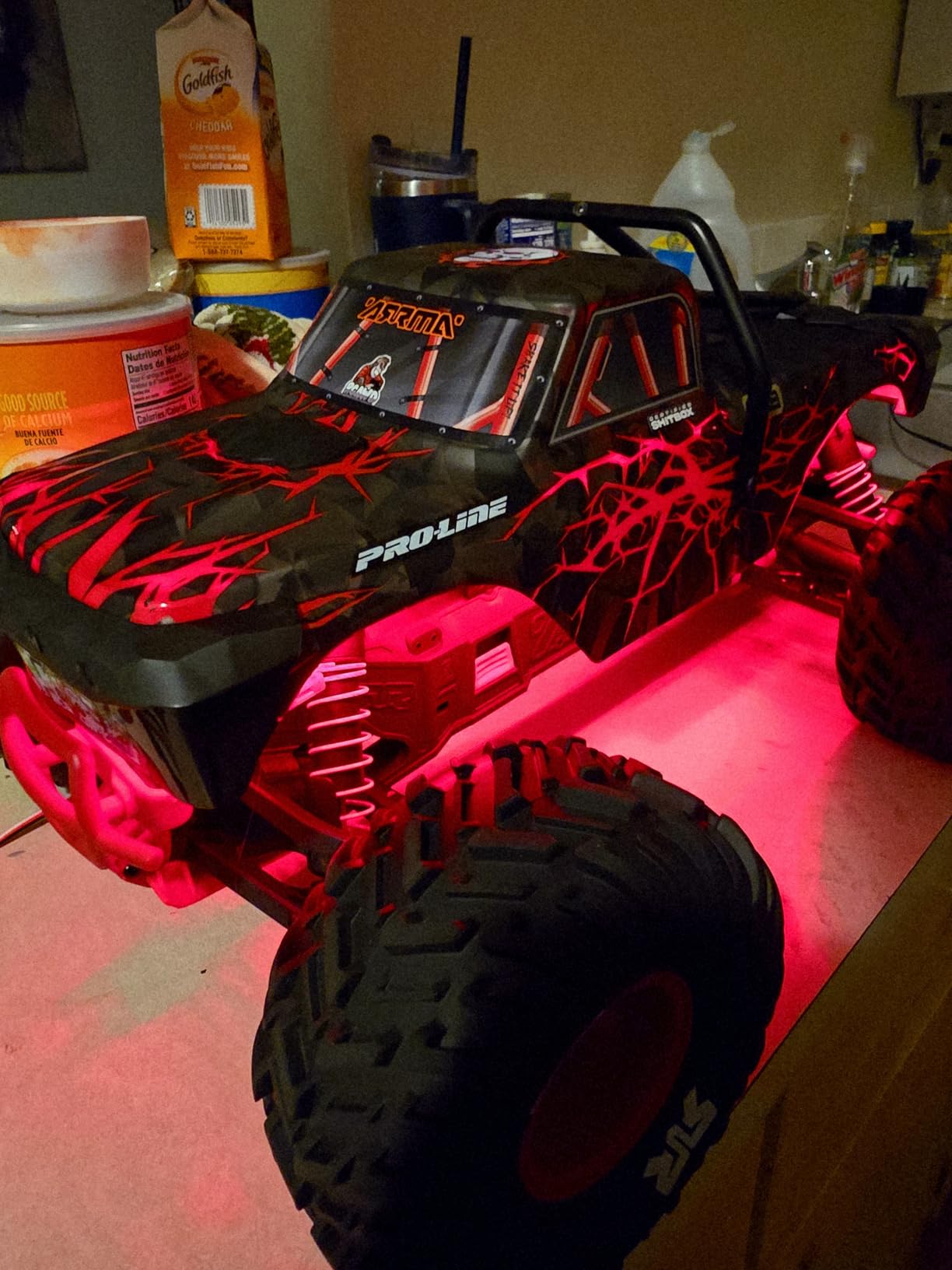 ARRMA RC Truck 1/10 Quake 223S 2WD RTR (Battery and Charger Not Included) Brushless Monster Truck, Red, ARA3537T1 customer photo 2