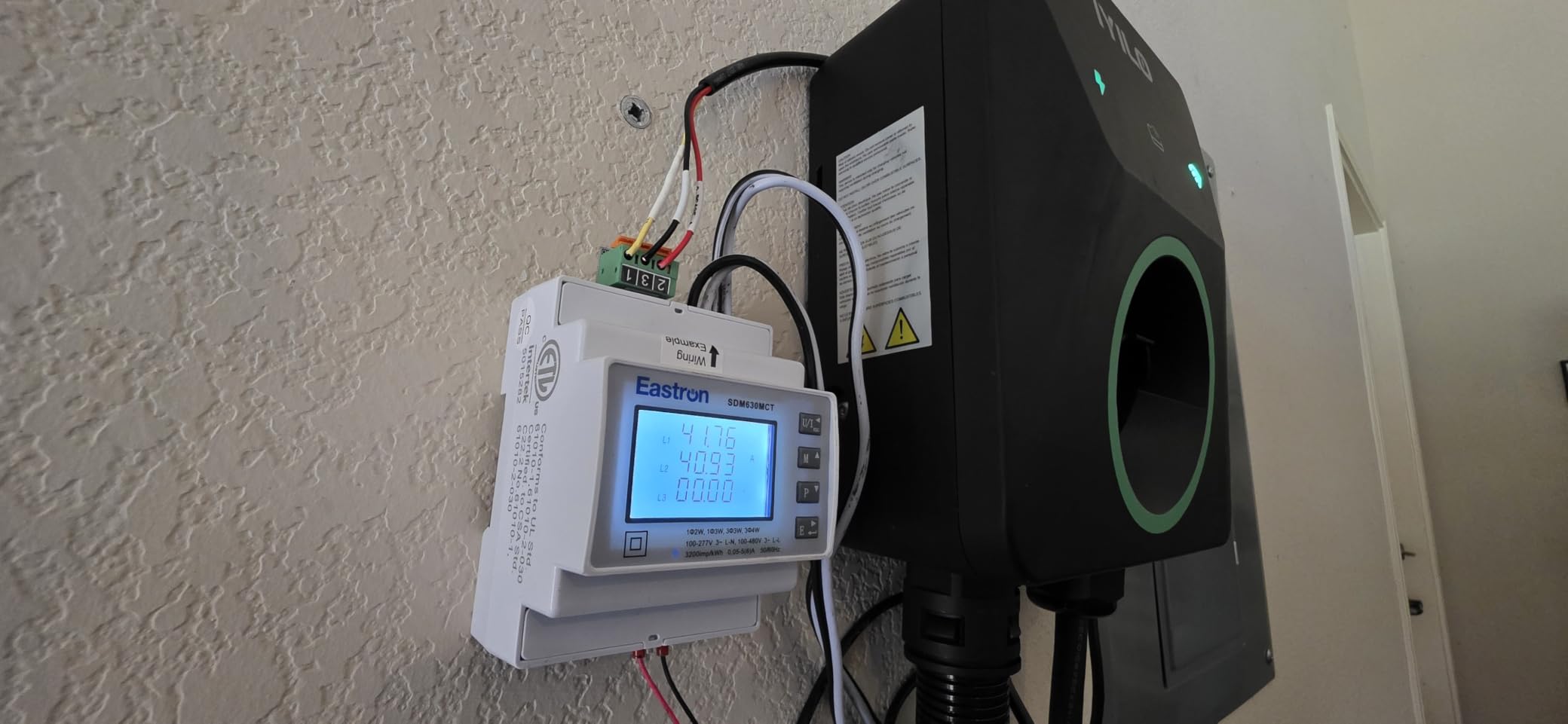 Level 2 EV Charger, 48Amp/11.5KW/240V, UL 2594, ETL & Energy Star | J1772 Wall EV Charger with Dual Temp Sensors, Power Sharing, Dynamic Load Balancing, Schedule Charging, RFID, Smart APP customer photo 1