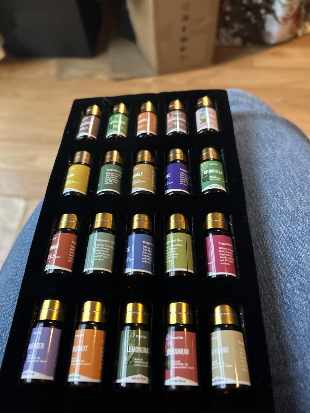 90 Pcs Essential Oil Set Essential Oils Gift Set 90 * 5 ML | Essential Oils Set for Diffuser, Massage, Soap, Candle Bath Bombs Making customer photo 1