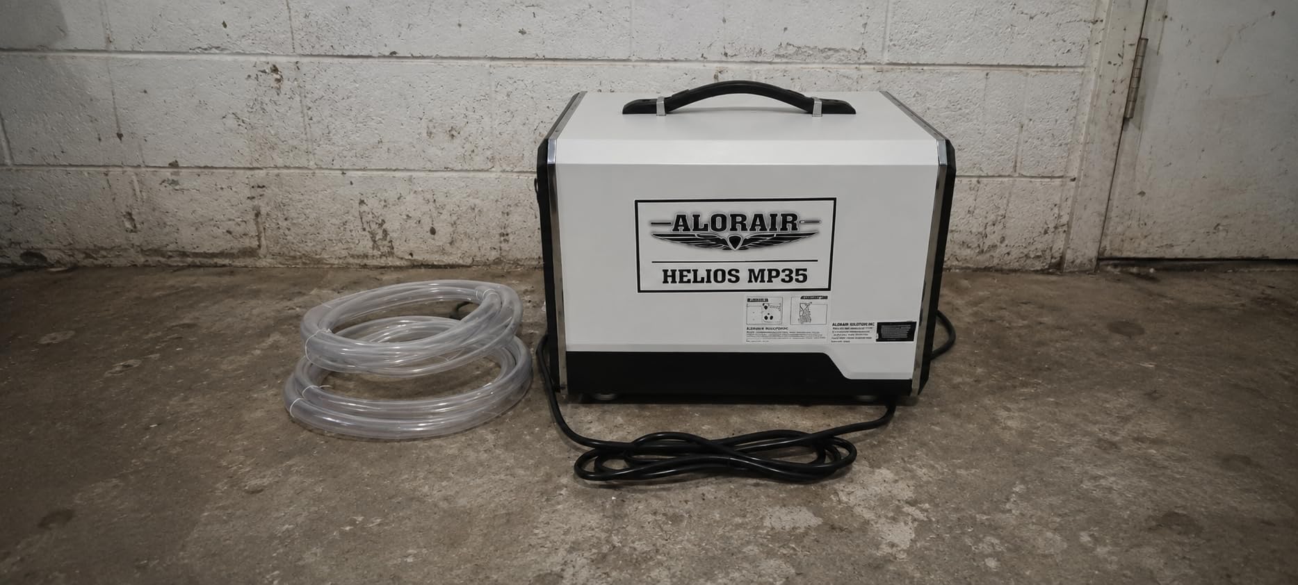 ALORAIR 70 Pints Crawl Space/Commercial Dehumidifier with Pump (Helios MP35) | Compact, Portable, Industry Water Damage Unit, Covers Up to 1,000 Sq. Ft., 6-Year Limited Warranty, for Basement, Garage customer photo 2