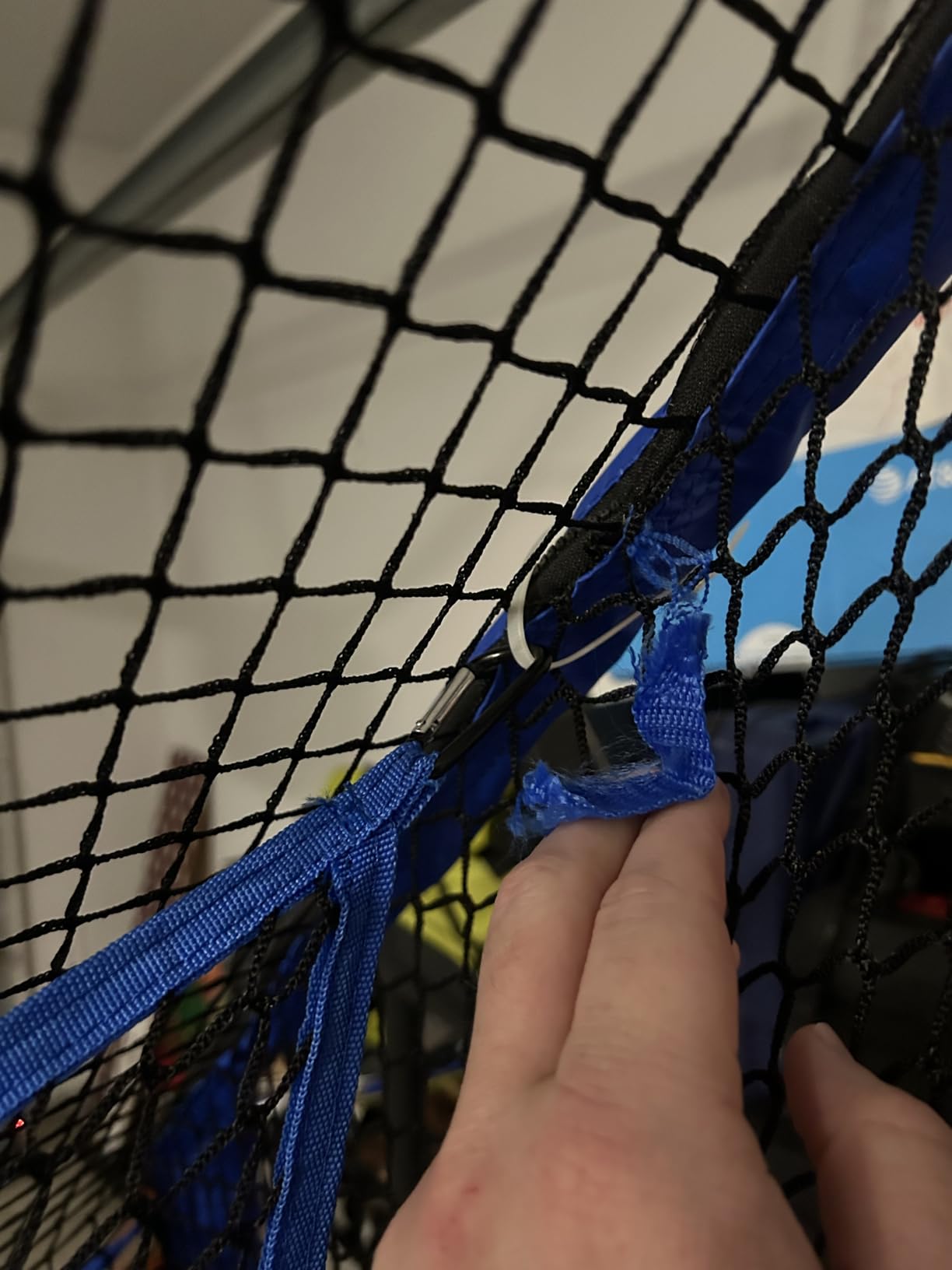 Golf Net with Extra Striking Net, Heavy Duty Golf Practice Hitting Net | For Garage Backyard Swing Chipping Driving Range, Indoor Outdoor Golf Baseball Multi Sport Use,Gifts for Men Dad Him Golfer customer photo 1