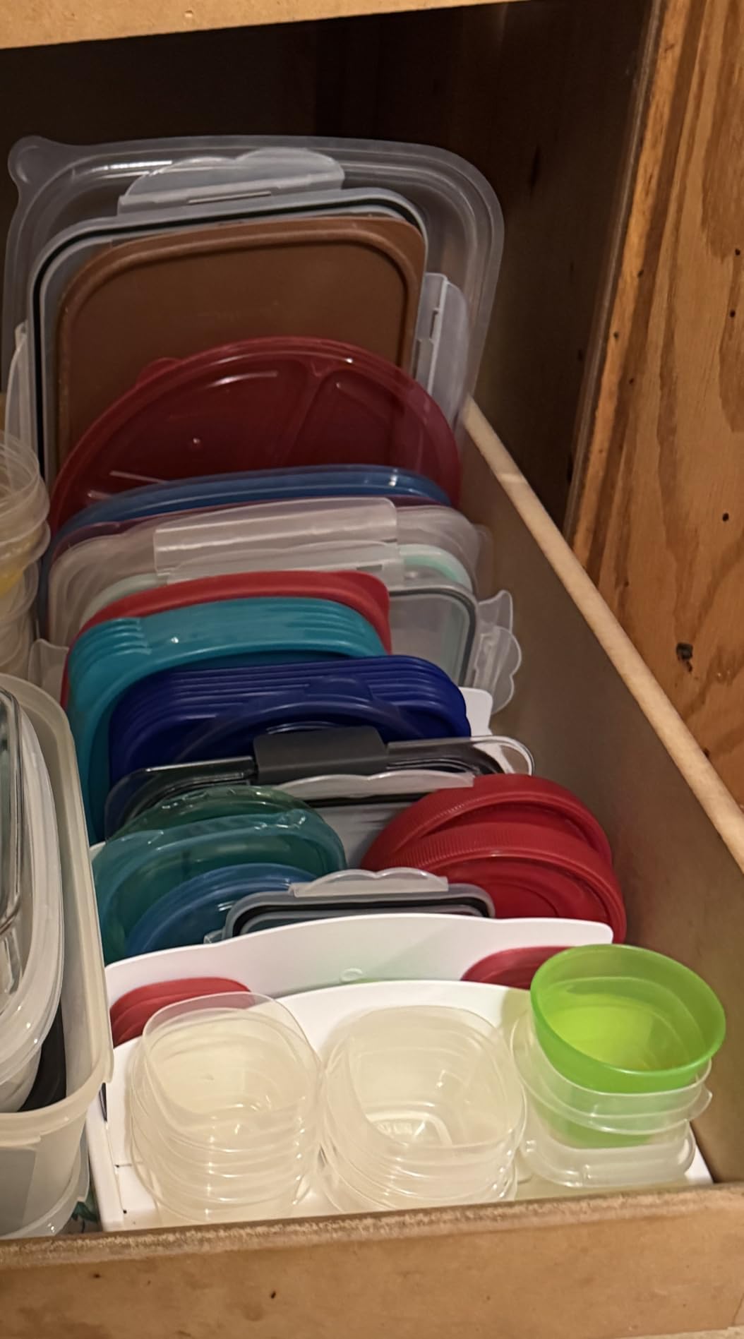 Lifewit Kitchen Cabinet Organizer for Food Contanier Lid with 7 Sections | Lid Holder with 6 Adjustable Dividers for Pantry Organizers and Storage, Home Drawer Organization, White, Large, 13