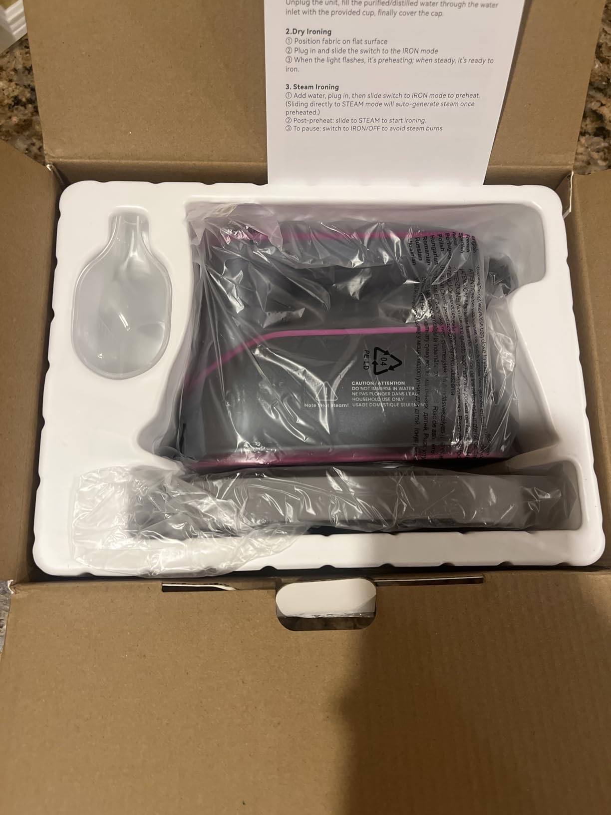 Jack & Rose Travel Steamer Iron for Clothes, 1200W Iron Steamer, Portable Handheld Travel Size Steamer Iron, 8S Fast Heat-Up, Large Ceramic Heat Panel customer photo 1