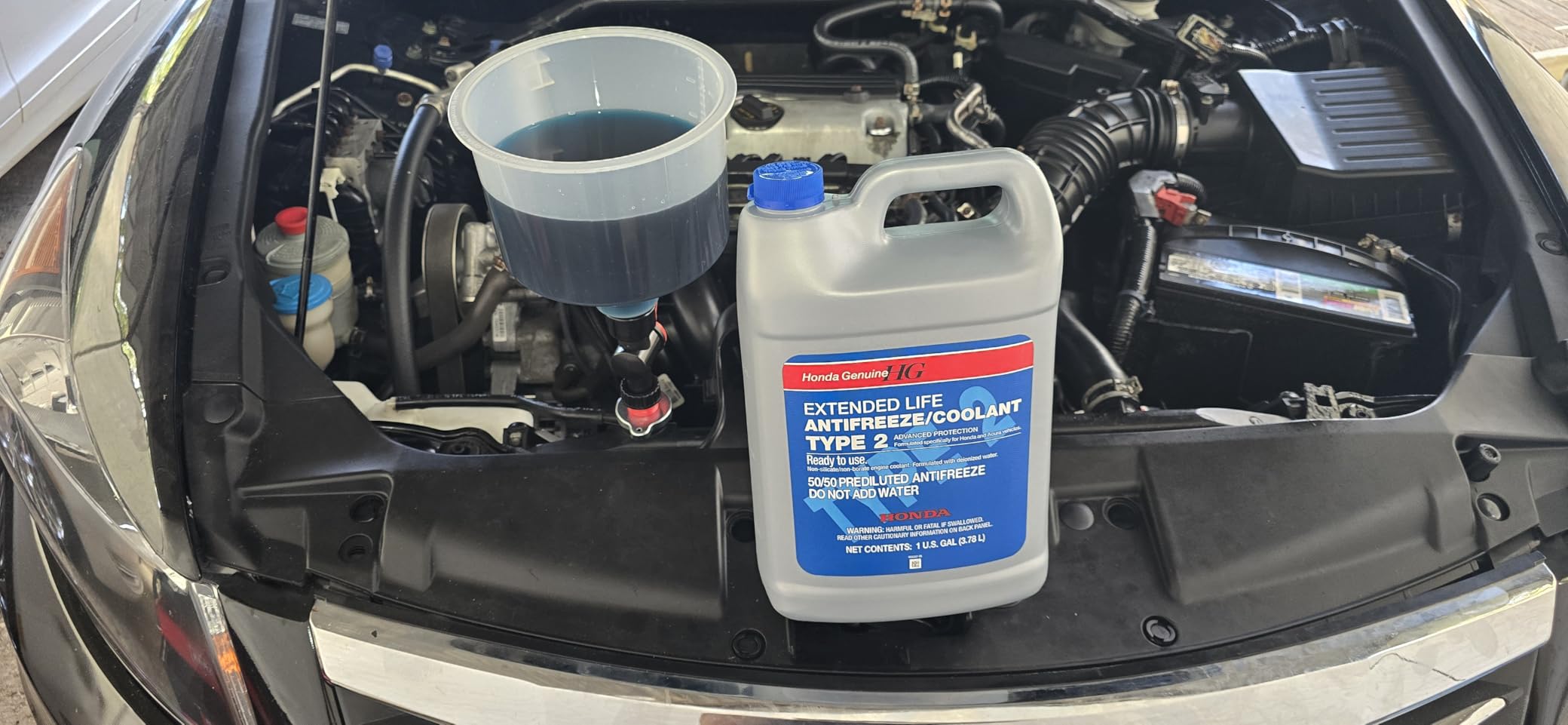 Honda Genuine Extended Life Antifreeze/Coolant Type 2, 50/50 Pre-Diluted, 1 Gallon customer photo 2