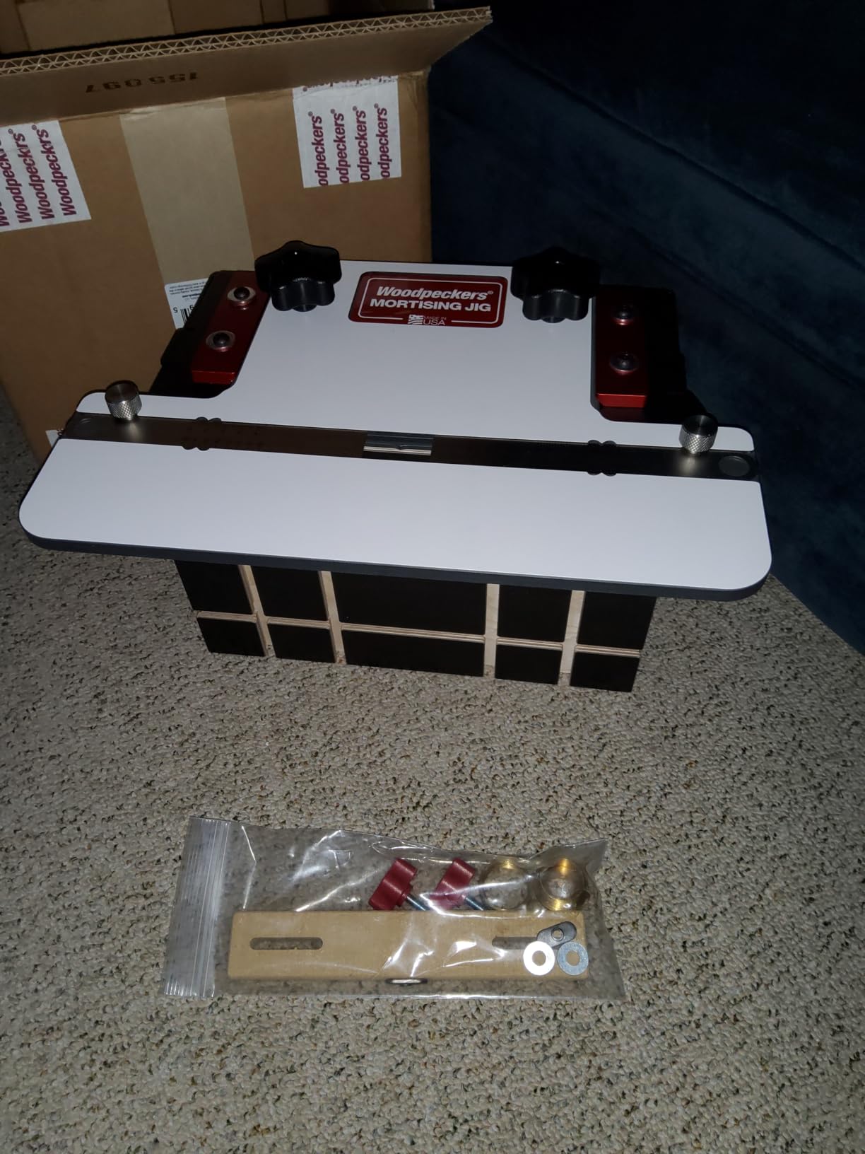 Woodpeckers Mortising Jig, Mortise + Tenon Jig, Easy to Cut Perfect Mortises With Your Plunge Router for Loose Tenon Joinery, Router Tool, USA-Made MJ-24 customer photo 1