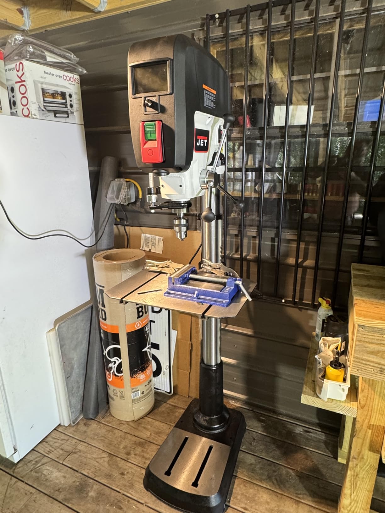 JET 20-Inch Smart Drill Press, Variable Speed, 1.5 HP, 115/230V 1Ph (JDP-20S) customer photo 1