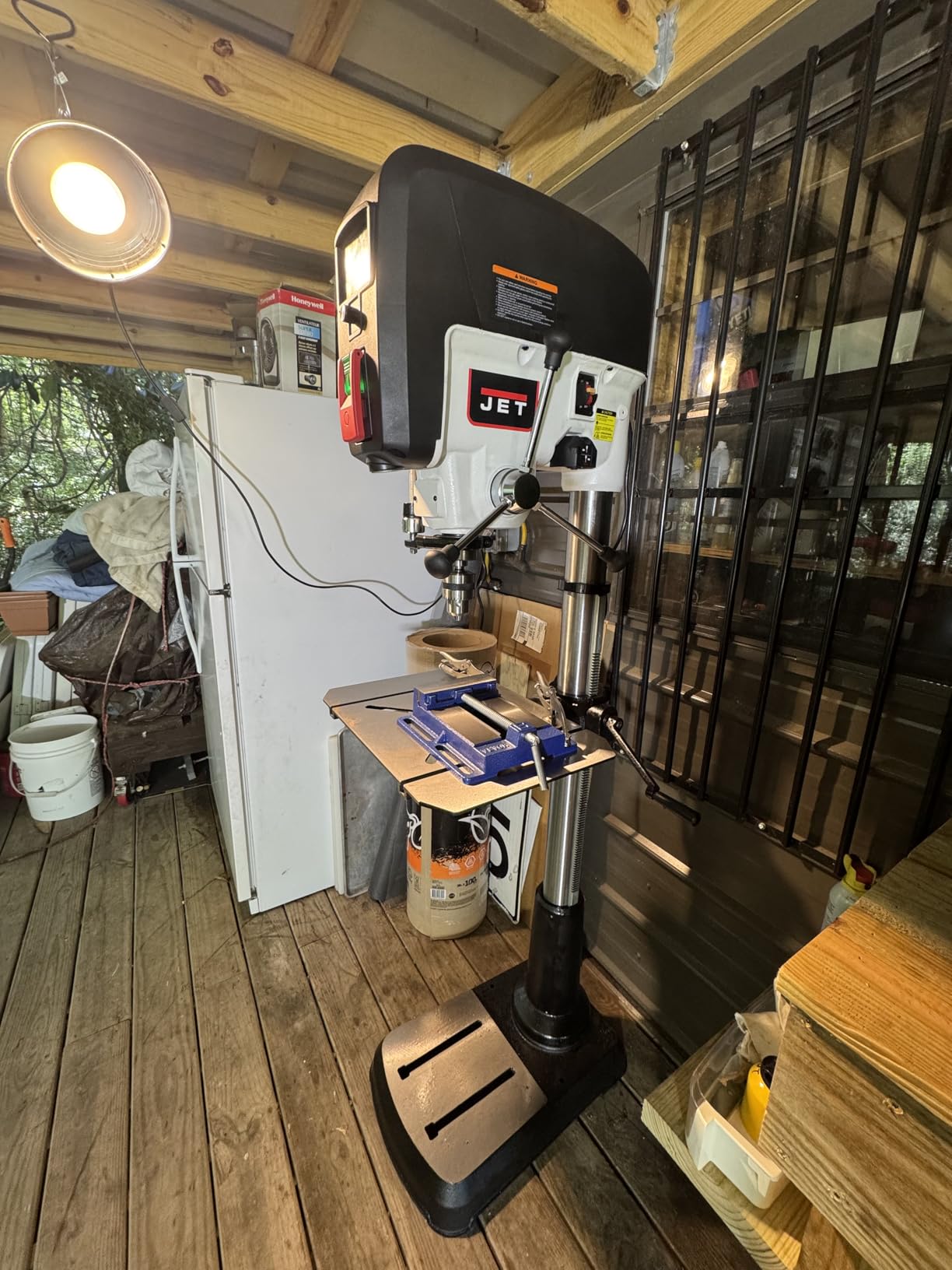 JET 20-Inch Smart Drill Press, Variable Speed, 1.5 HP, 115/230V 1Ph (JDP-20S) customer photo 2