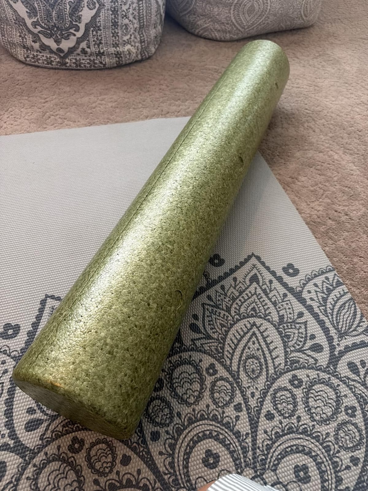 Tone Fitness High Density EPP Foam Exercise Foam Roller for Yoga, Pilates, Stretching, Massage, and Recovery customer photo 1