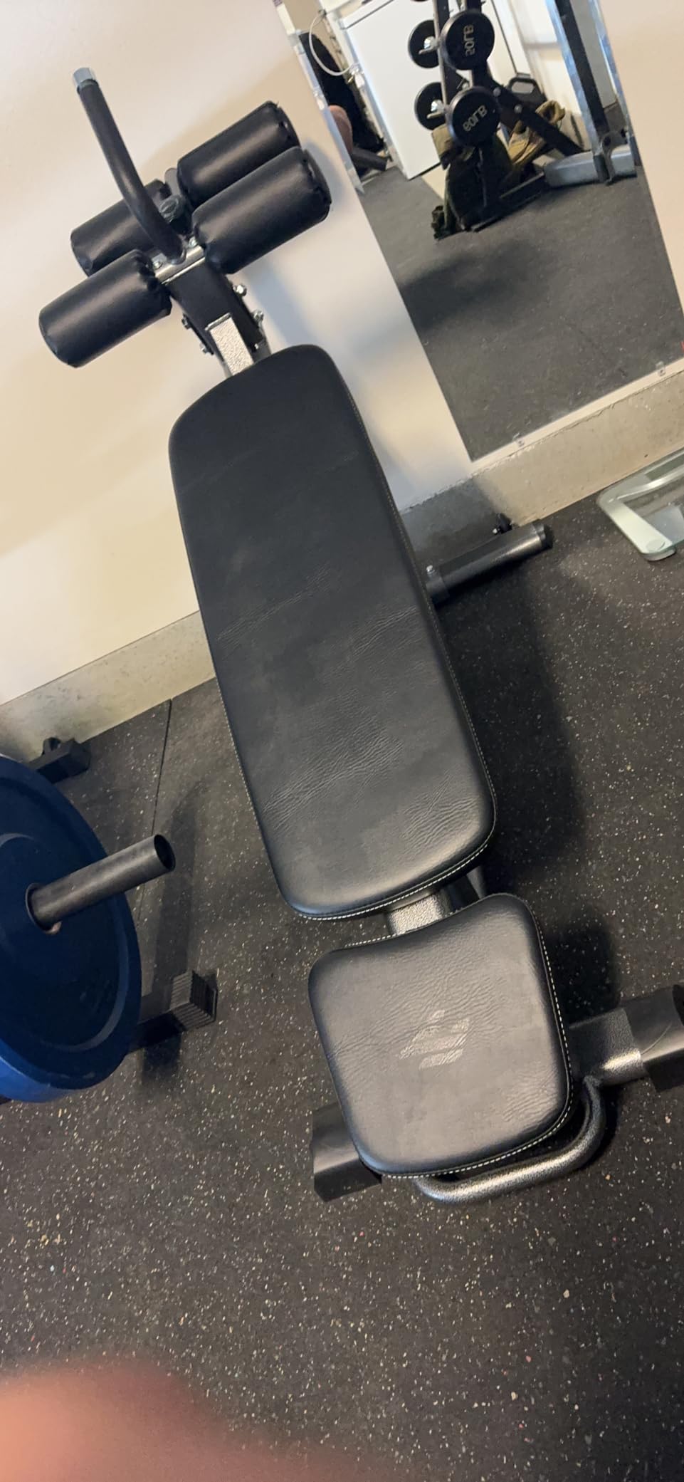 Finer Form Sit Up Bench with Reverse Crunch Handle for Ab Bench Exercises - Abdominal Exercise Equipment with 3 Adjustable Height Settings customer photo 2