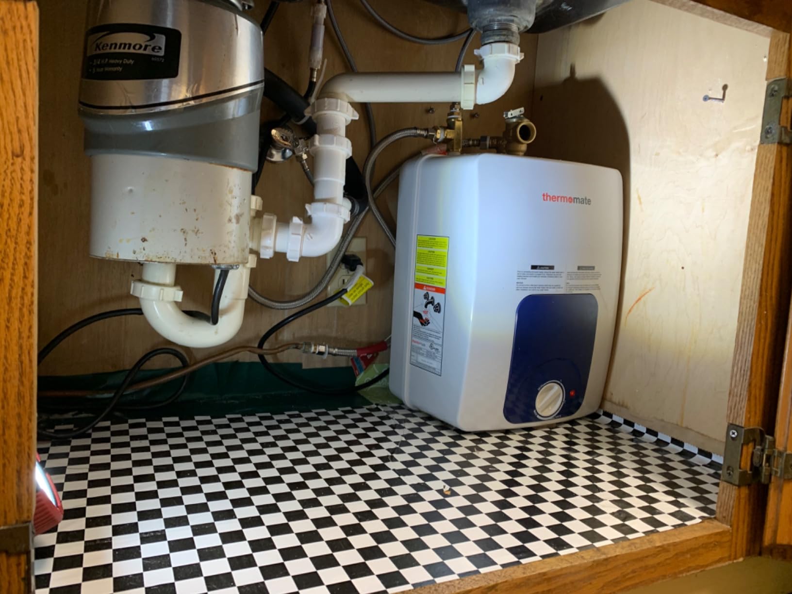 ThermoMate Tank Water Heater Electric, 6 Gallon Small Point of Use Residential Hot Water Heater, 1500W 120Volt Compact, Adjustable Thermostat, UL Listed (ES600) customer photo 2