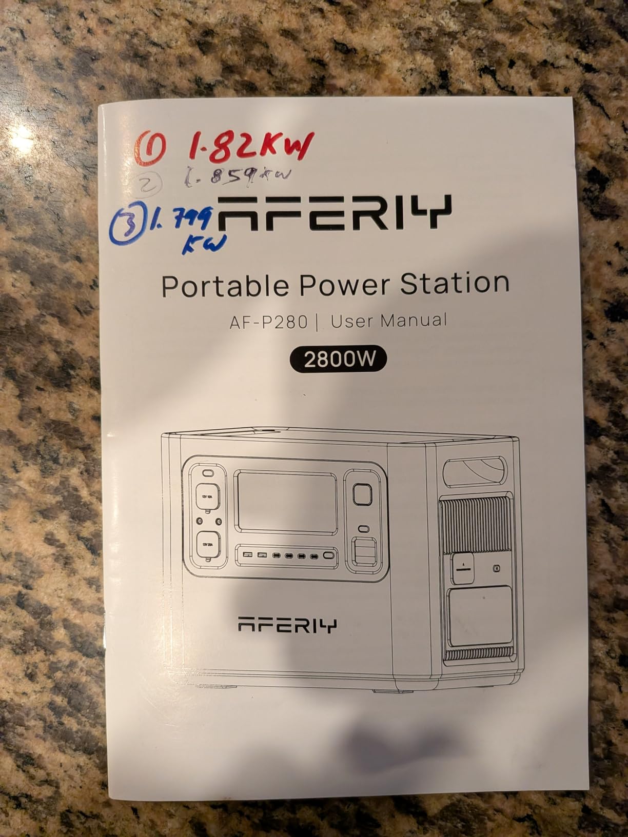 AFERIY P280 Portable Power Station 2800W (Peak 5600W) UPS Solar Generator | 2048Wh LiFePO4 Battery, Expandable to 10kWh, Fast Charge in 38 Min, PSW AC Output, Dual Solar Input for Home Use, Camping and RVs customer photo 1