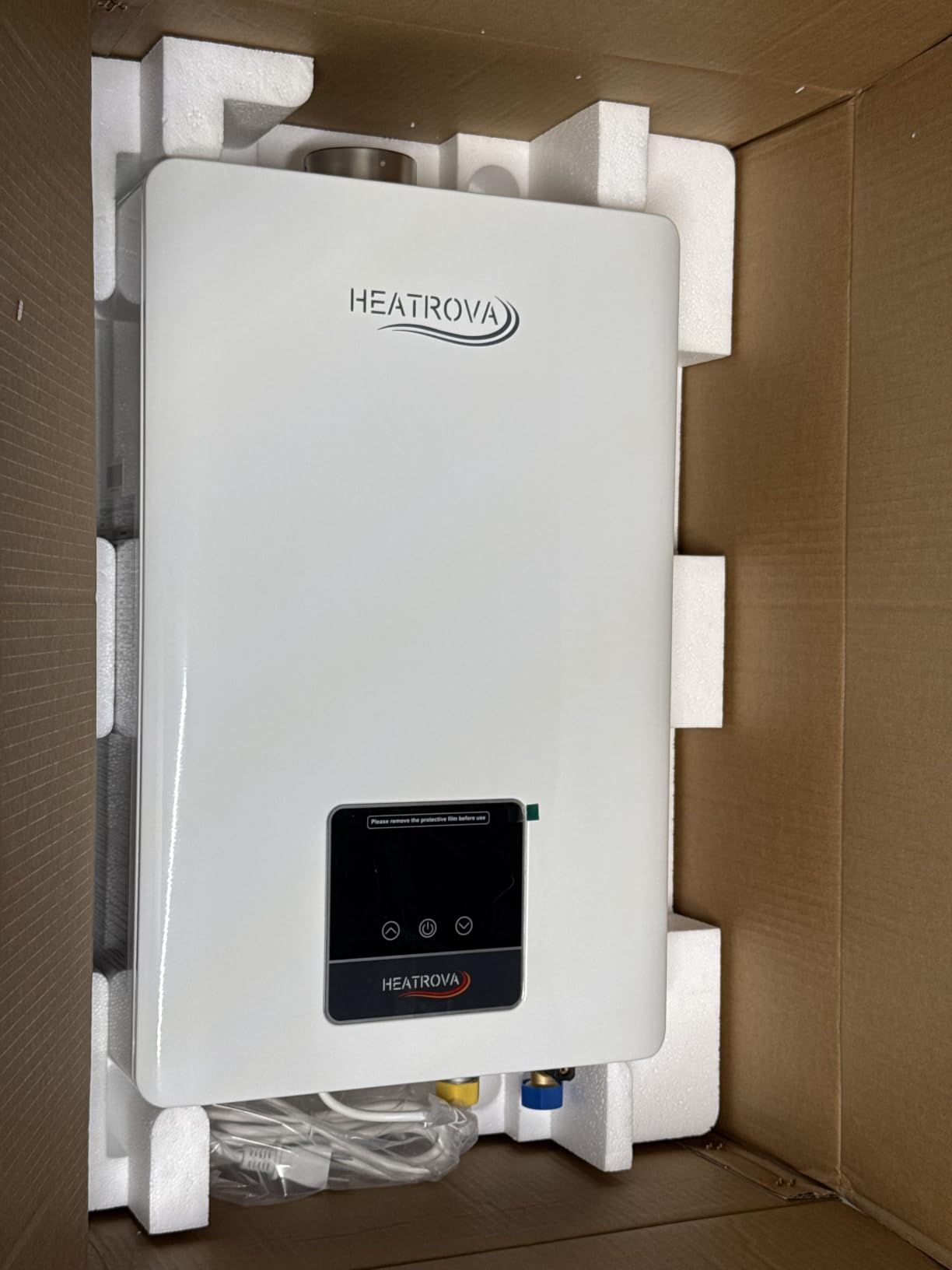 Natural Gas Tankless Water Heater Indoor, HeatRova 4.3 GPM 102,000 BTU, Instant Hot Water, Constant Temperature, Pure Copper Heat Exchanger, 3/4