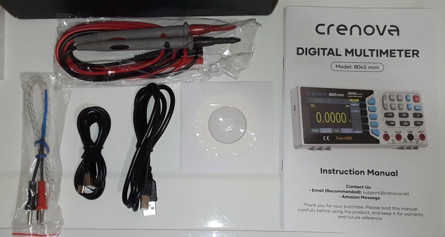 Crenova 30000 Counts True RMS Digital Multimeter, Desktop Bench Multimeter customer photo 2