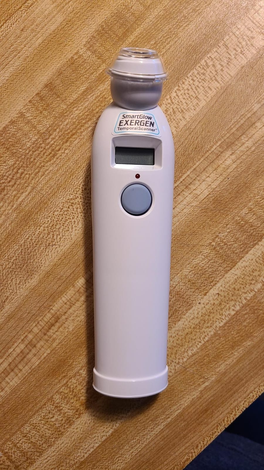 Exergen TAT-2000C+ Temporal Artery Thermometer, White, 9V Included | Thermometer For Adults, Kids, & Newborns | Soft Glow LCD, Silent Mode, 8 Memory Readings customer photo 1