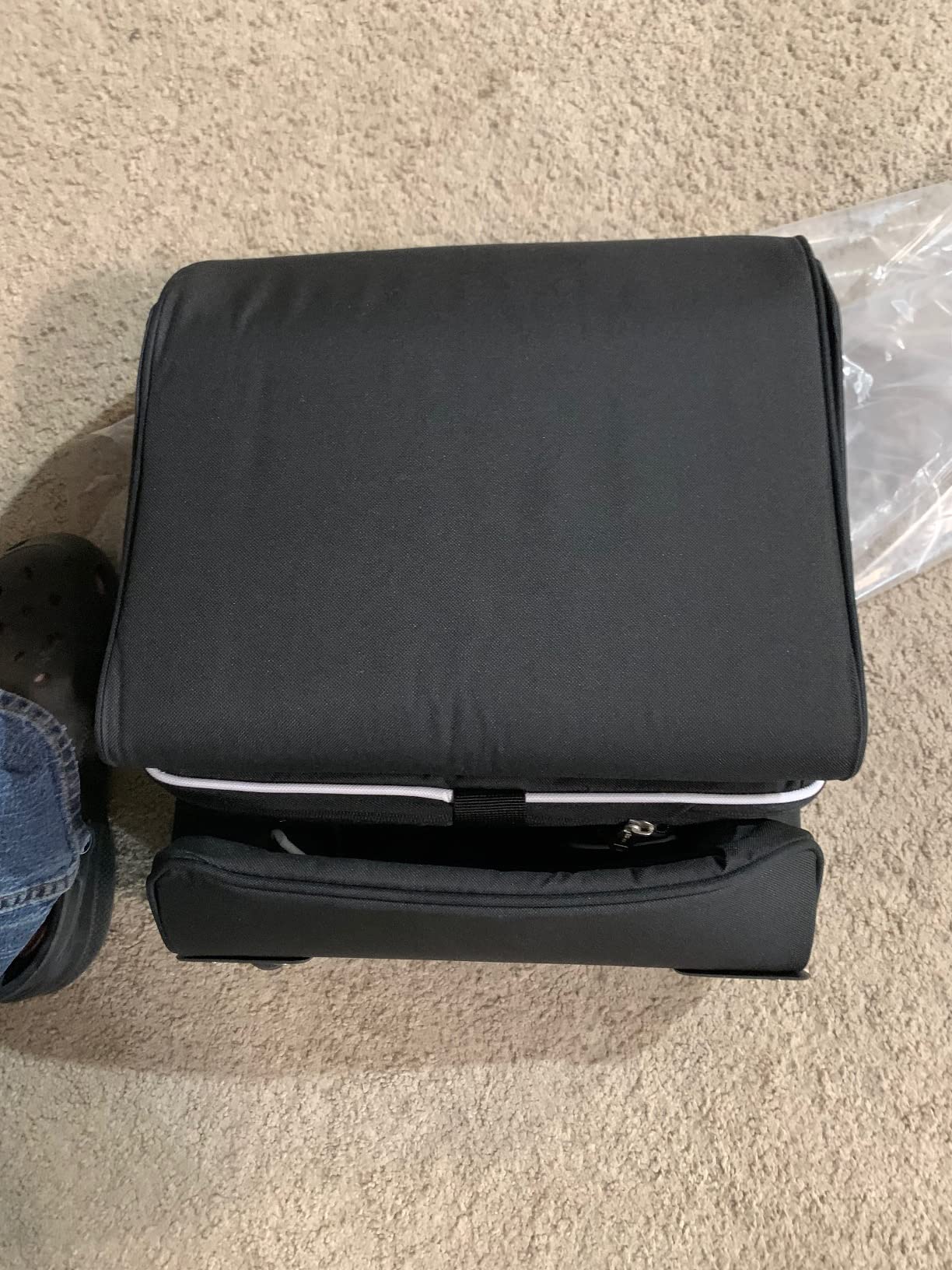 Partage Snowboard Bag with Wheels, Snowboard Bag for Air Travel, Adjustable Length Up to 170 cm, 600D Water Resistant Oxford -Black customer photo 2