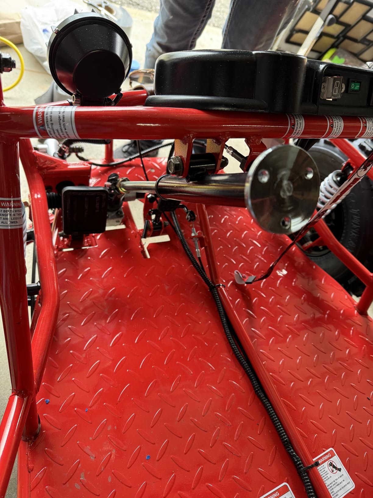 X-PRO Rover 125 Gas Go Kart, 3-Speed Semi-Automatic Transmission with Reverse, Big 19