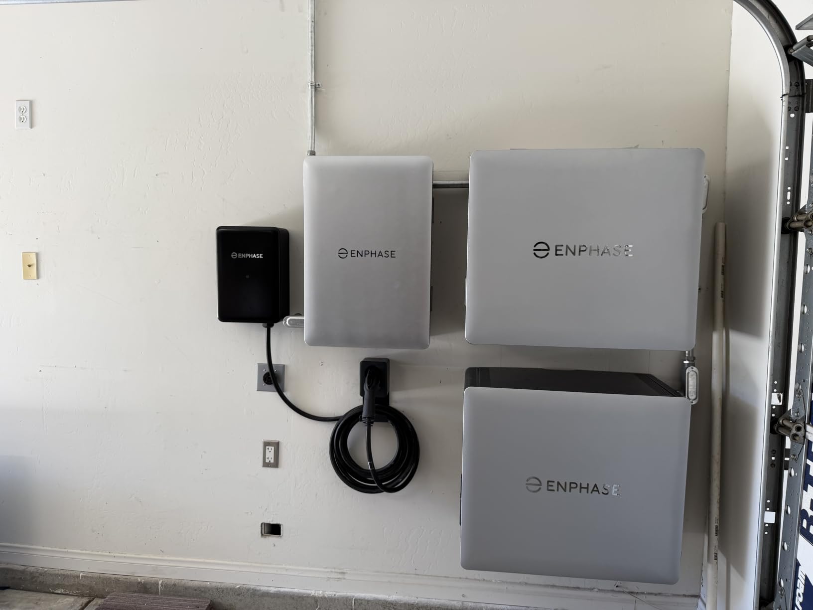 Enphase IQ EV Charger 2 | 48A Smart Level 2 Charger (up to 11.5 kW, 240 V) | Wi-Fi + Bluetooth | Hardwired | UL Certified | 25 ft Cable | J1772 | Indoor/Outdoor customer photo 2
