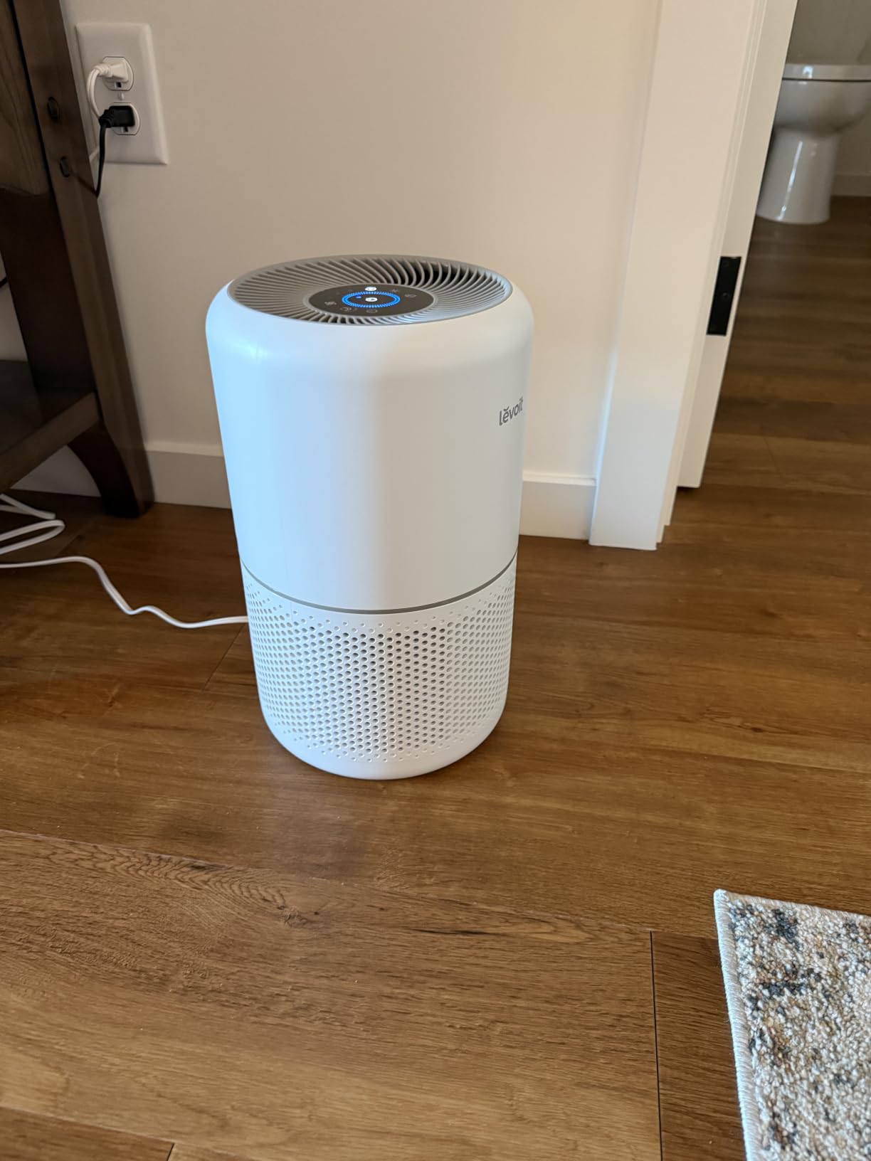 LEVOIT Air Purifiers for Home Pets Bedroom, Smart WiFi for Home Large Room | HEPA Sleep Mode, AHAM VERIFIDE, Quiet 24dB for Pet Hair, Allergens, Dust, Smoke, Pollen, Alexa Control, Core300S-P, White customer photo 2
