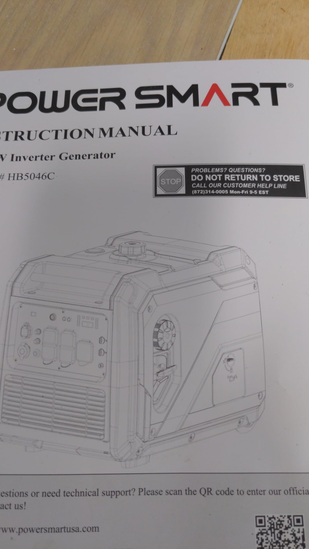 Westinghouse 4500 Peak Watt Super Quiet Dual Fuel Portable Inverter Generator, Gas & Propane Powered, RV Ready 30A Outlet, Parallel Capable, Telescoping Handle customer photo 1