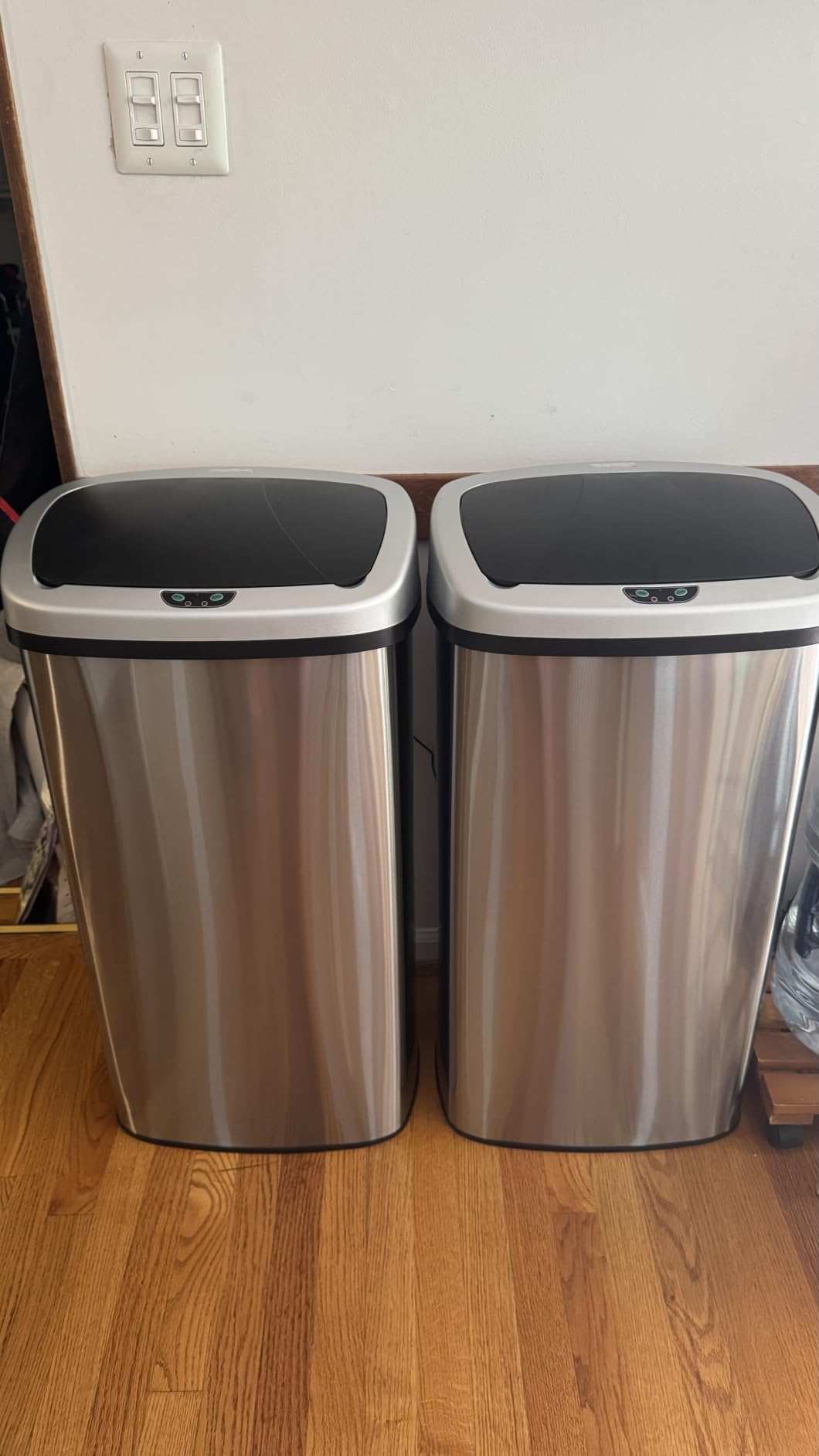 iTouchless 24 Gallon Large Sensor Trash Can with AC Adapter | Odor Filter customer photo 1