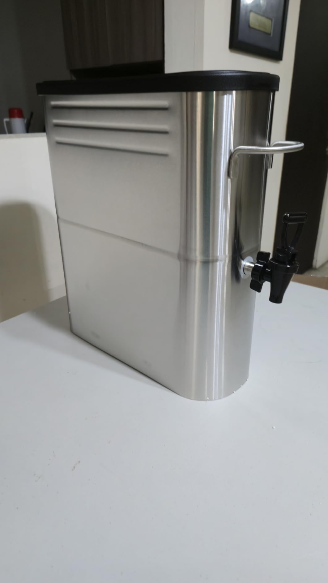 TQS CAFE Commercial Iced Tea Dispenser, 4 Gallon Stainless Steel Container customer photo 1