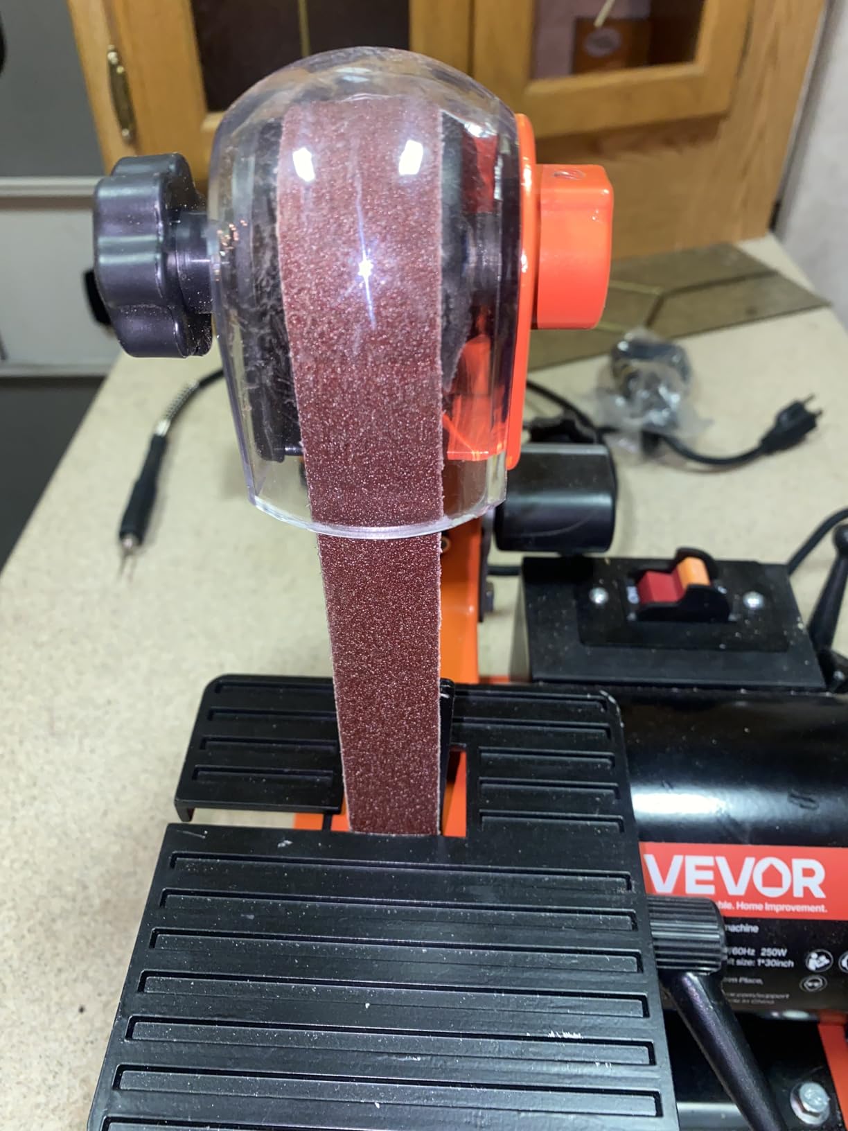 VEVOR Professional Belt Sander with Stand, 9