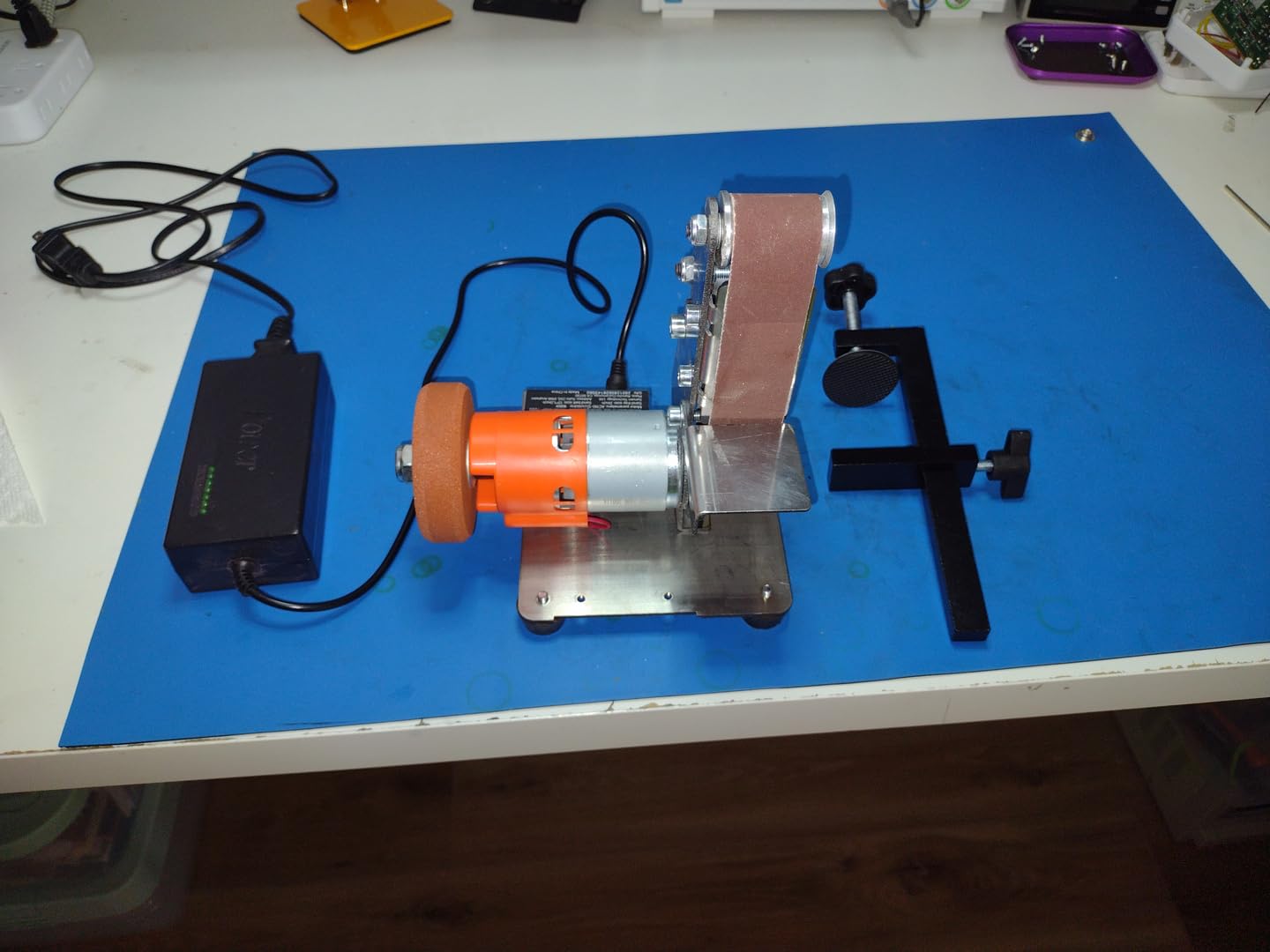 VEVOR Professional Belt Sander with Stand, 9