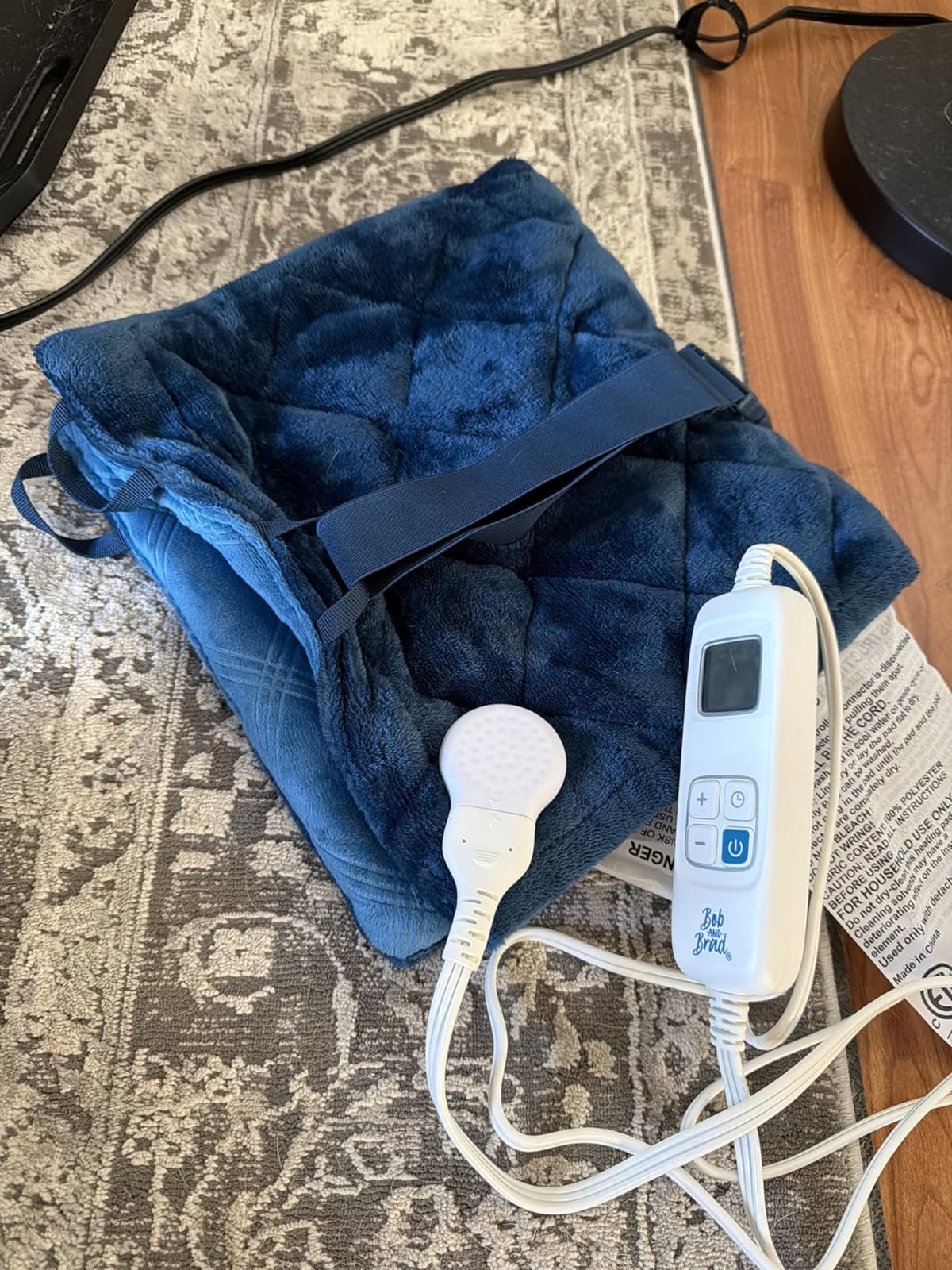 BOB AND BRAD TheraHeat Far Infrared Weighted Heating Pad for Back, Shoulder | 12