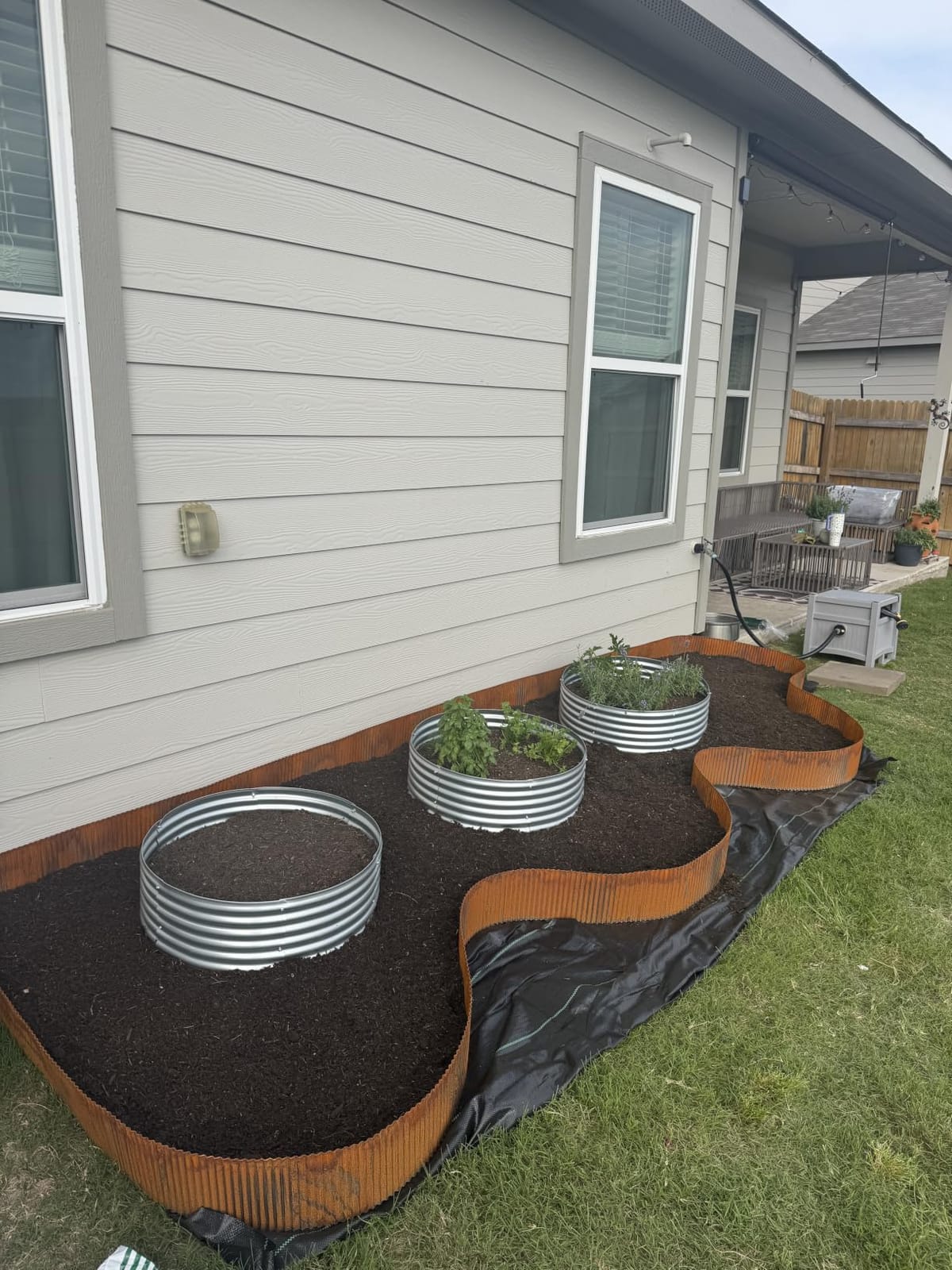 Corrugated Garden Edging,5.5