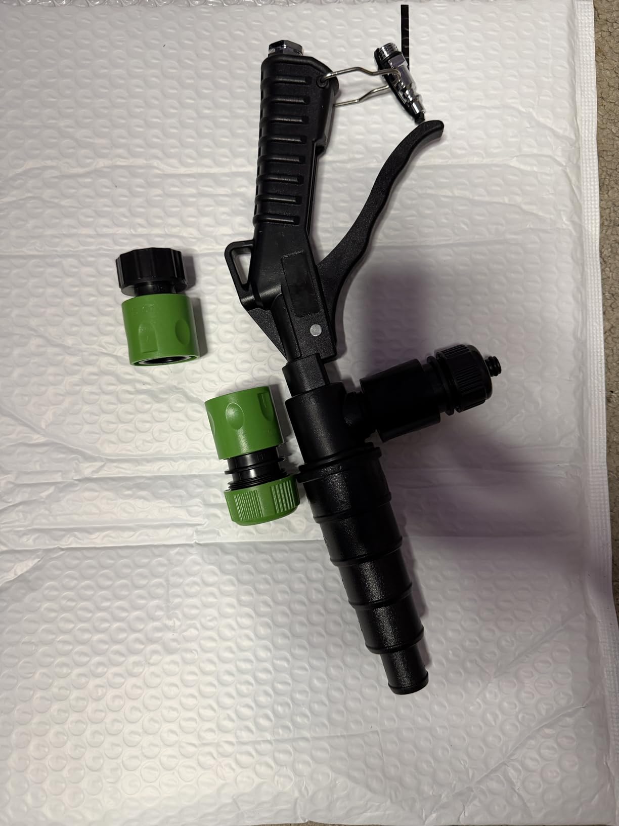 Coolant Flush Gun, Lever Action Heater Core Flush Kit, Coolant Flush Kit for Automotive Coolant Flush, Air and Water Radiator Flush Kit with Nozzles for 19-40mm Hoses customer photo 1