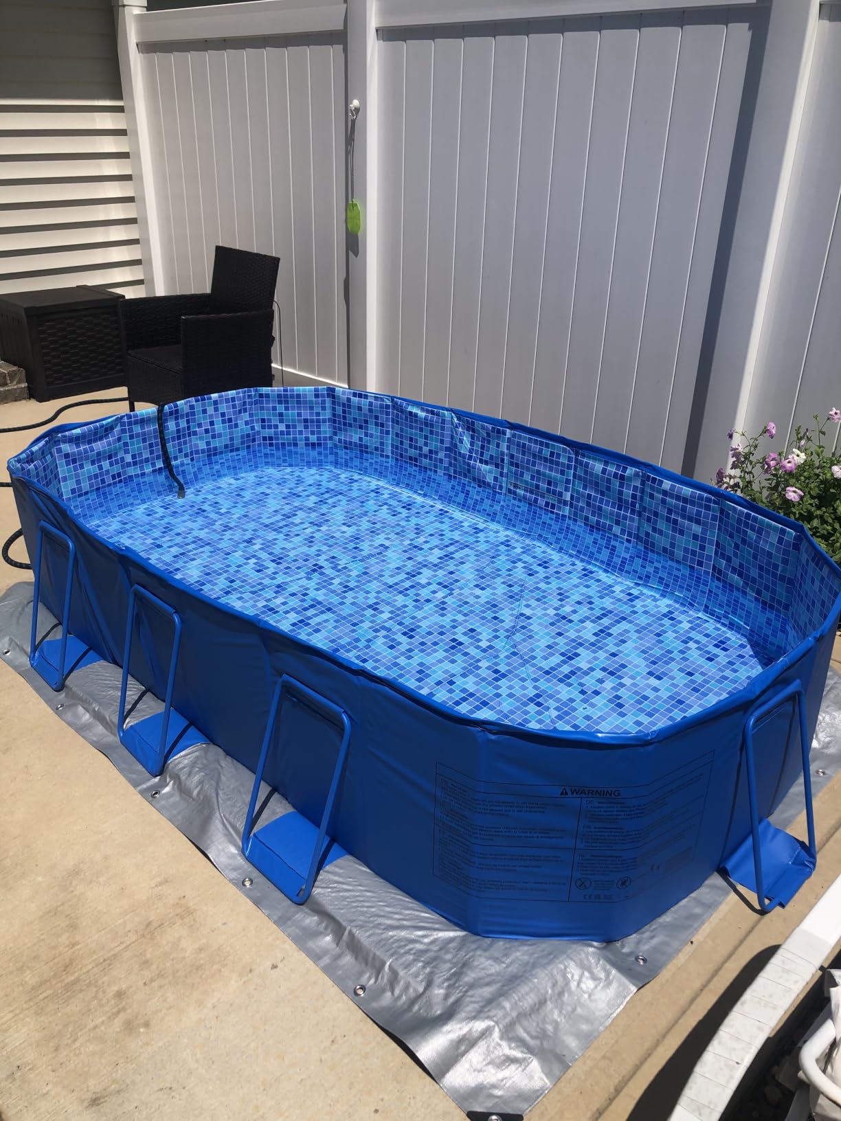 StarOcean Foldable Pool, Large Non-Inflatable Swimming Pool Kids, 90x50x20 | 2026 Collapsible Pools for Kids, Adult Hard Plastic Shell, Oversized Thickened, Portable Folding Kids Pools for Backyard customer photo 1