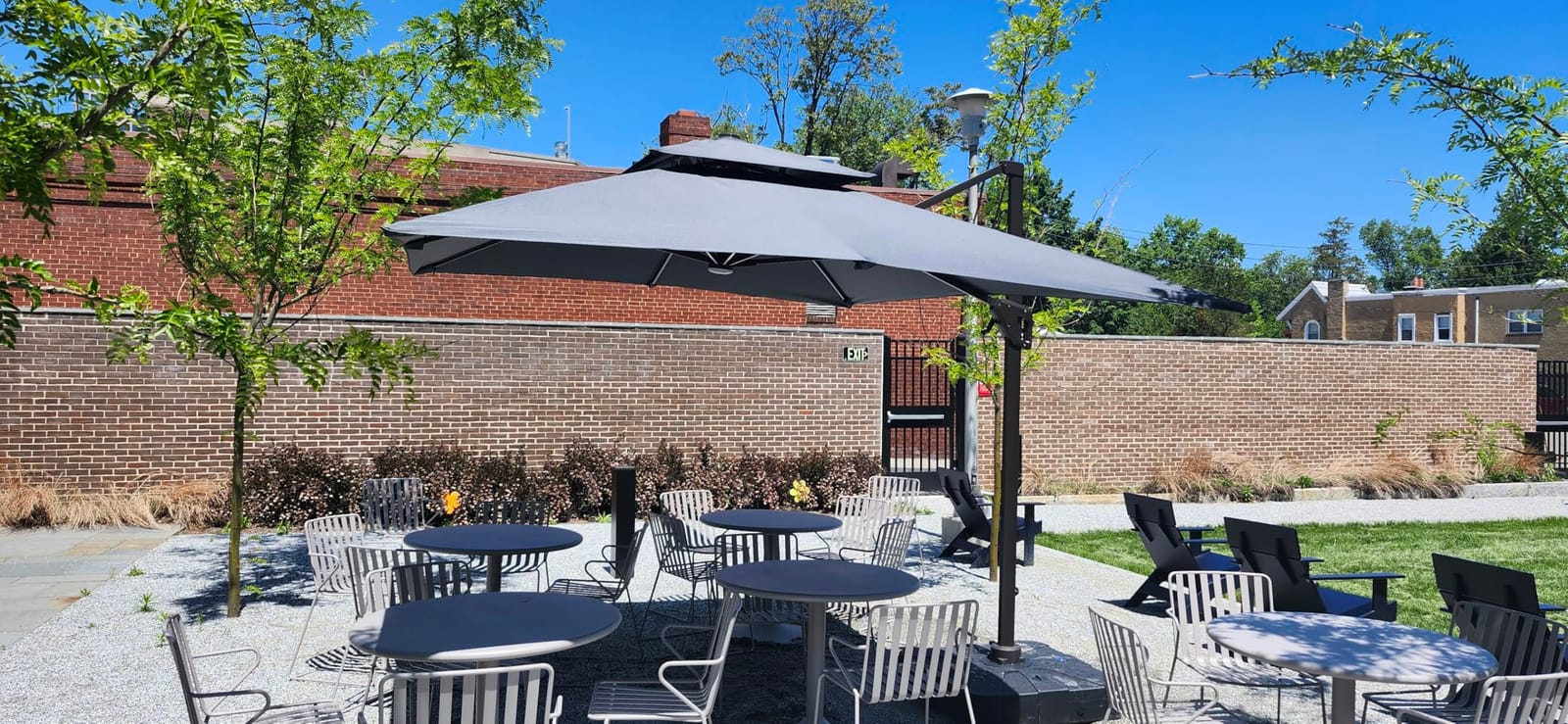 10 X 13 FT Cantilever Patio Umbrella with Base & Lights | Outdoor Aluminum Frame Umbrllas, Waterproof & UV-resistant Fabric, 360°Rotation, for Pool Deck Backyard, Beige customer photo 1