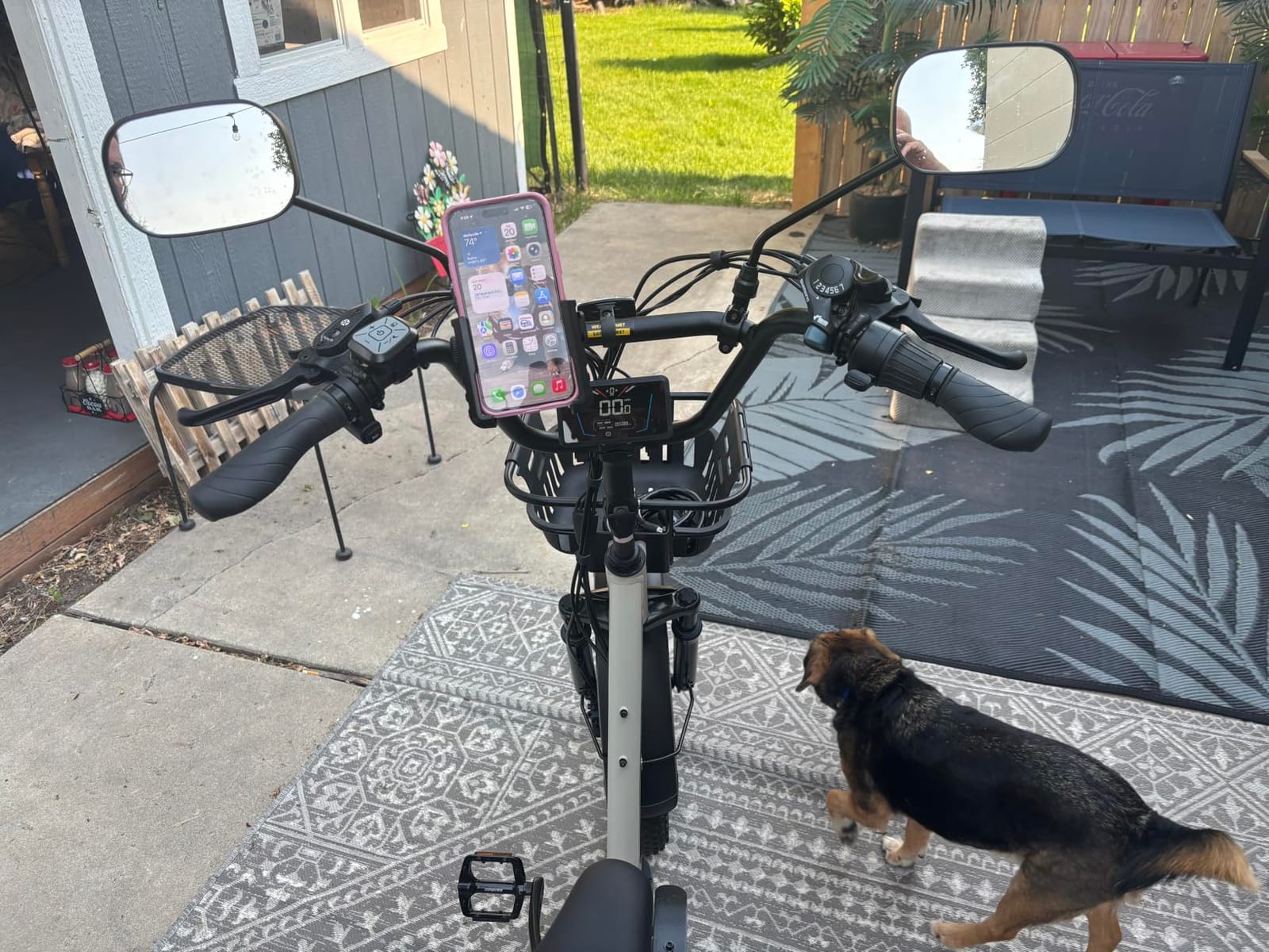 Full Suspension Folding Electric Tricycle for Adults, Aluminum Alloy, Torque Sensor, 20MPH 100Miles 20x3 inch Fat Tire Electric Trike, 1200W 48V 20AH 3 Wheel Electric Bike, Reverse, Parking, UL customer photo 1