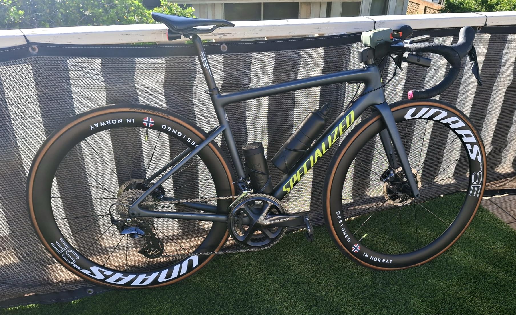 WINSPACE UNAAS HARD SE Carbon Fiber Wheelset 700C Disc Brake Ultralight 1580g 50mm Depth Road Bike Wheels, Tubeless Ready. (White Label, SHIMANO 10-11-12S) customer photo 2