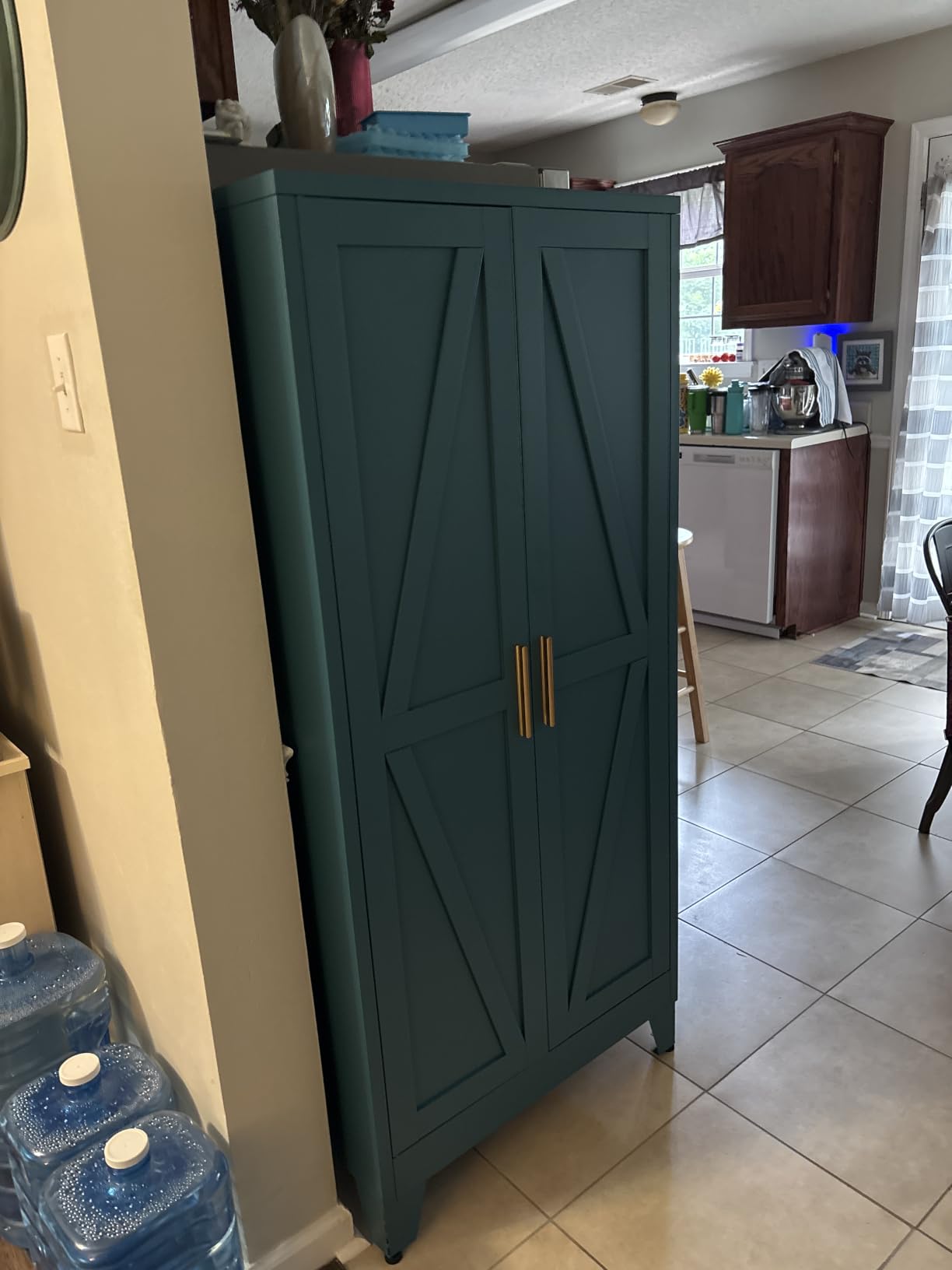 COFaR Peacock Blue Metal Cabinet, 47