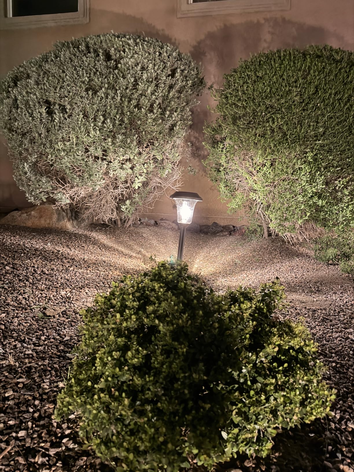 XMCOSY+ Solar Lights Outdoor, 6 Pack Metal Glass Solar Pathway Lights | Bright 20/40LM Landscape Lighting with Warm/Cool White, Solar Powered Waterproof Lights for Yard, Path, Walkway, Driveway customer photo 2
