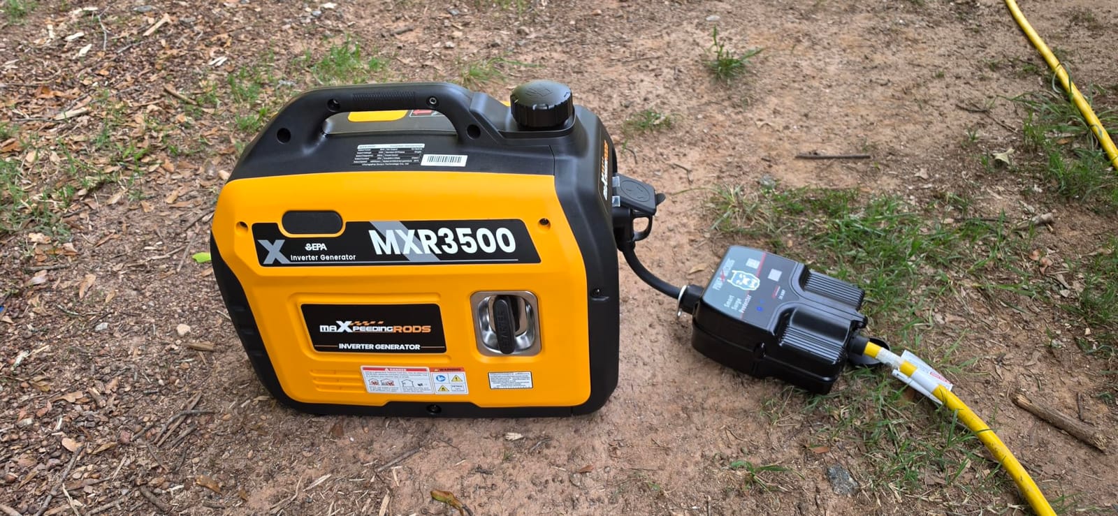 maXpeedingrods 6900 Watt Dual Fuel Inverter Generator w/CO Sensor,RV Charge | Gas and Propane Powered,120V/240V Dual Votage Output,Remote & Electric Start, MXR6900DER,CO Alarm,Outdoor Camping, RV Ready customer photo 2