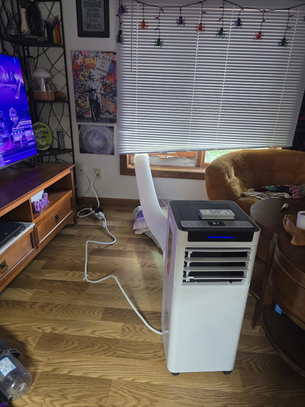 10000 BTU Portable Air Conditioners, Portable AC up to 450 Sq.Ft,4 in 1 Portable AC Unit with Cool,Dehumidifier,Fan Modes&Sleep,Remote Control&24H Timer,AC Unit for Bedrooms customer photo 2