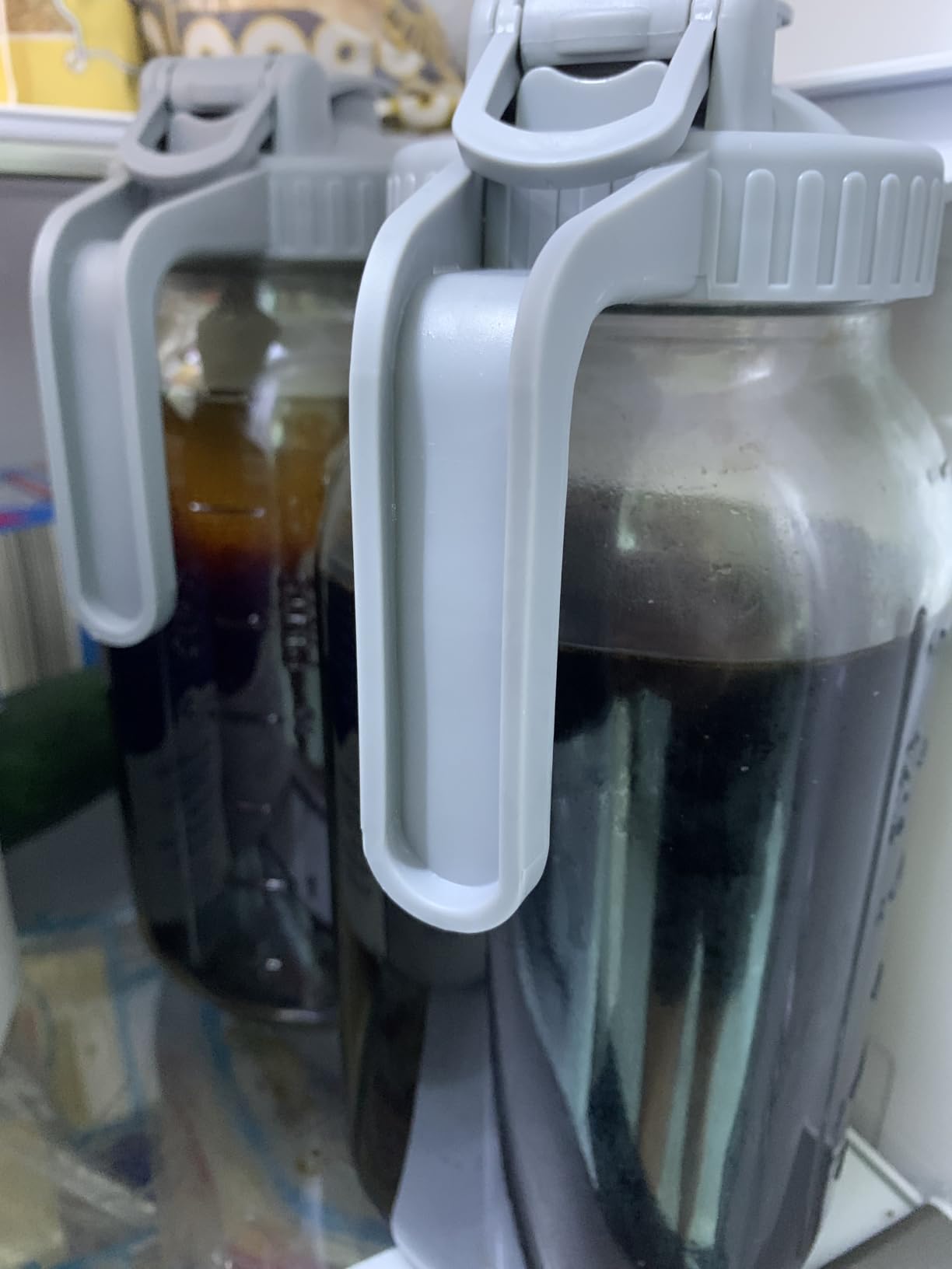 JunVpic Cold Brew Coffee Maker, 128 oz/1 Gallon Wide Mouth, Heavy Duty Glass Pitcher with Filter & Spigot for Iced Coffee, Lemonade, Tea and Fruit Drinks customer photo 1