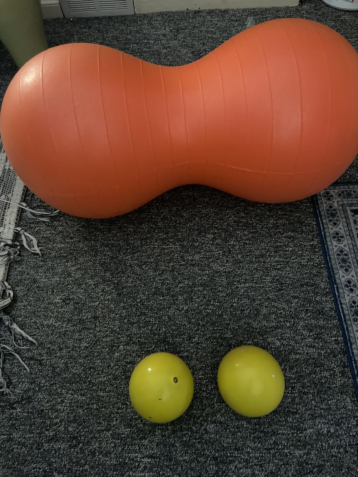 Logest Weighted Toning Exercise Balls Pair - Round Shape Medicine Ball - 1LB 2LB 3LB 4LB 5LB 6LB Available - Toning Muscle for Men & Women customer photo 1