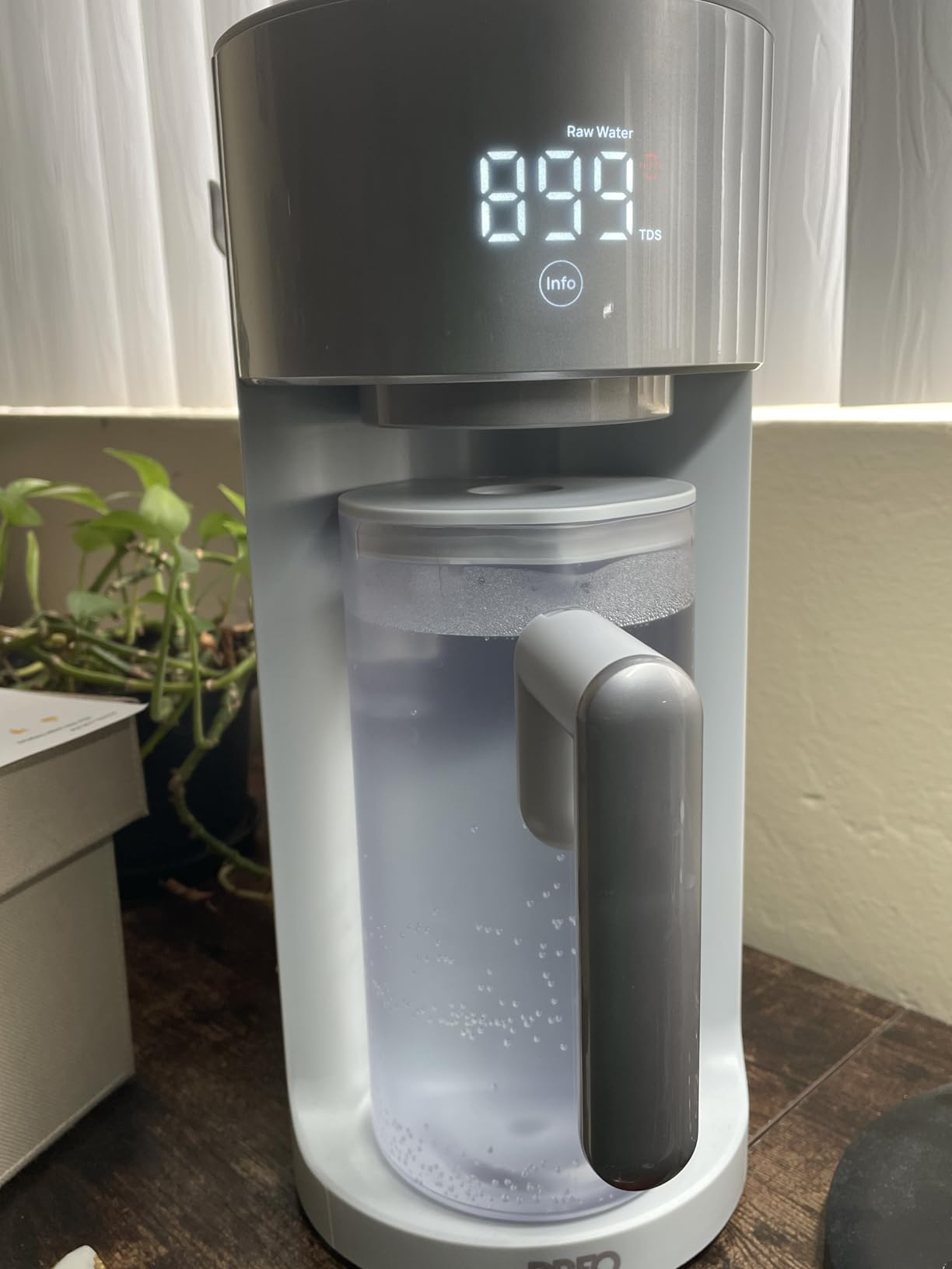 DREO Reverse Osmosis Water Filter Countertop, RO Filtration System, 3:1 Pure to Drain, TDS & Filter Life & 2 Autofill Pitchers, Install-Free, Self-Cleaning Water Purifier, RO Water Filter customer photo 2