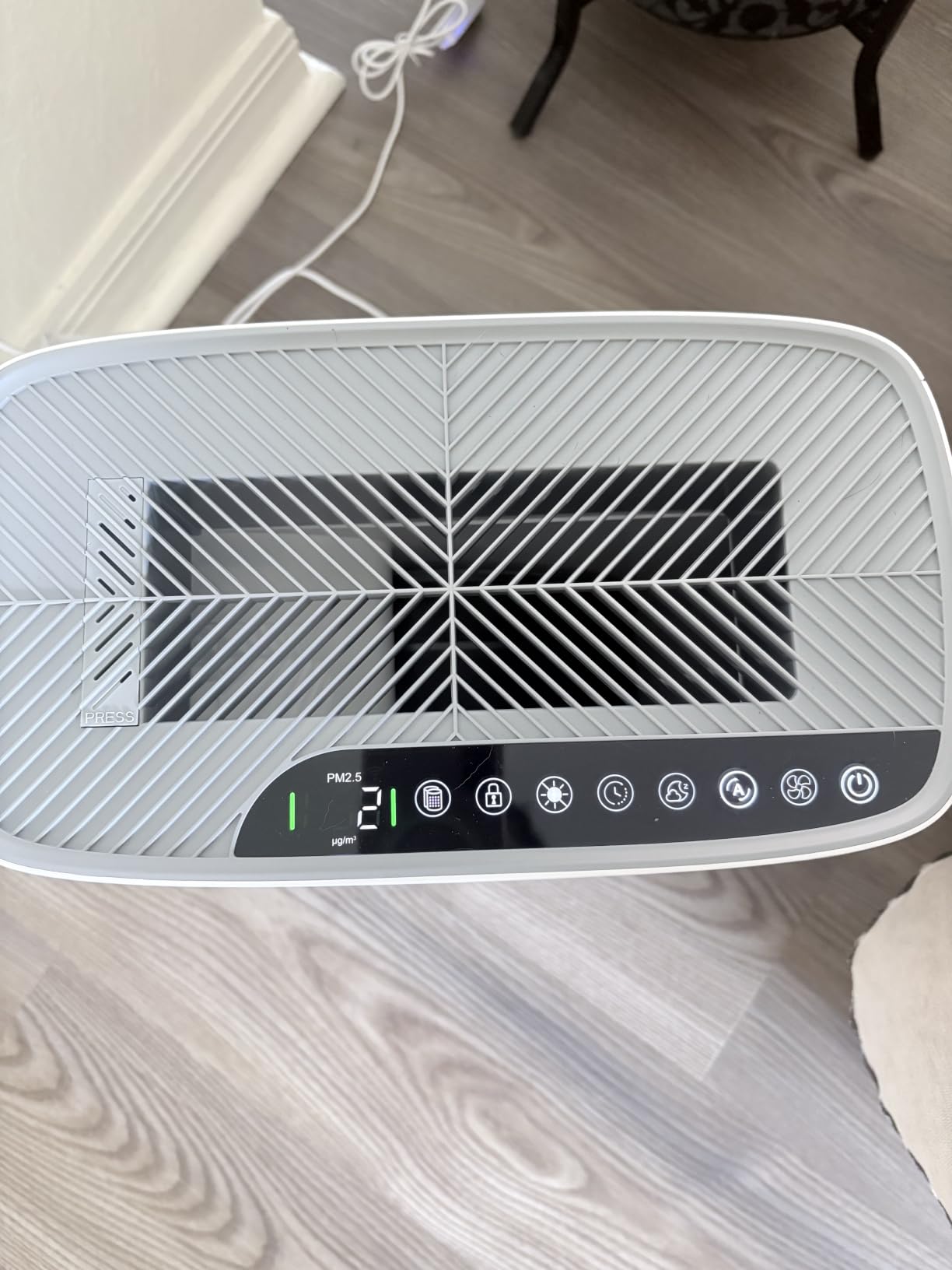 Air Purifier for Home Large Room up to 3000Ft², HEPA Air Purifier with Washable Double-Sided Filters, Smart WiFi, AQI Display, Air Cleaner for Pets, Allergies, Dust, Pollen, 15dB Sleep Mode, Fragrance customer photo 2