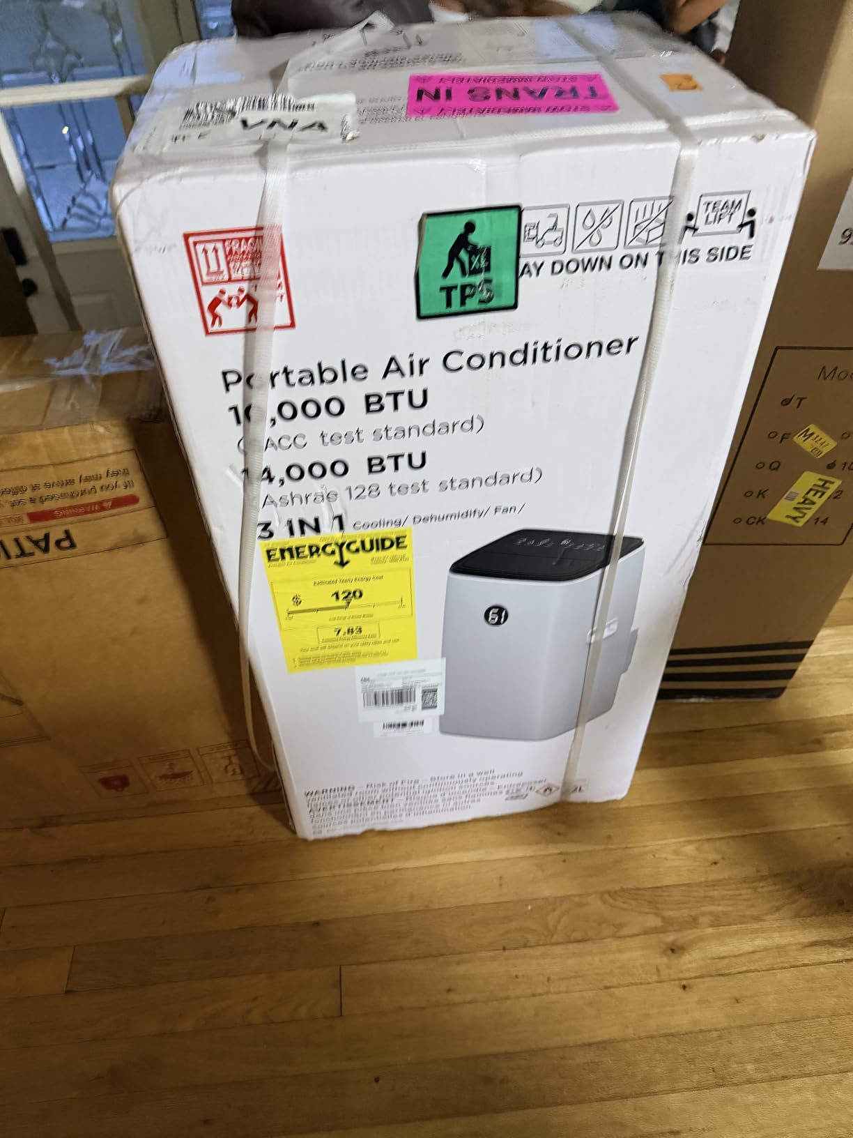 14000BTU Portable Air Conditioners with Remote Control, Dehumidifier & Fan Mode, Floor Stand up Cooling Portable AC Unit for Large Room up to 700 sq.ft, Sleep,Timer & Auto Swing Function customer photo 2